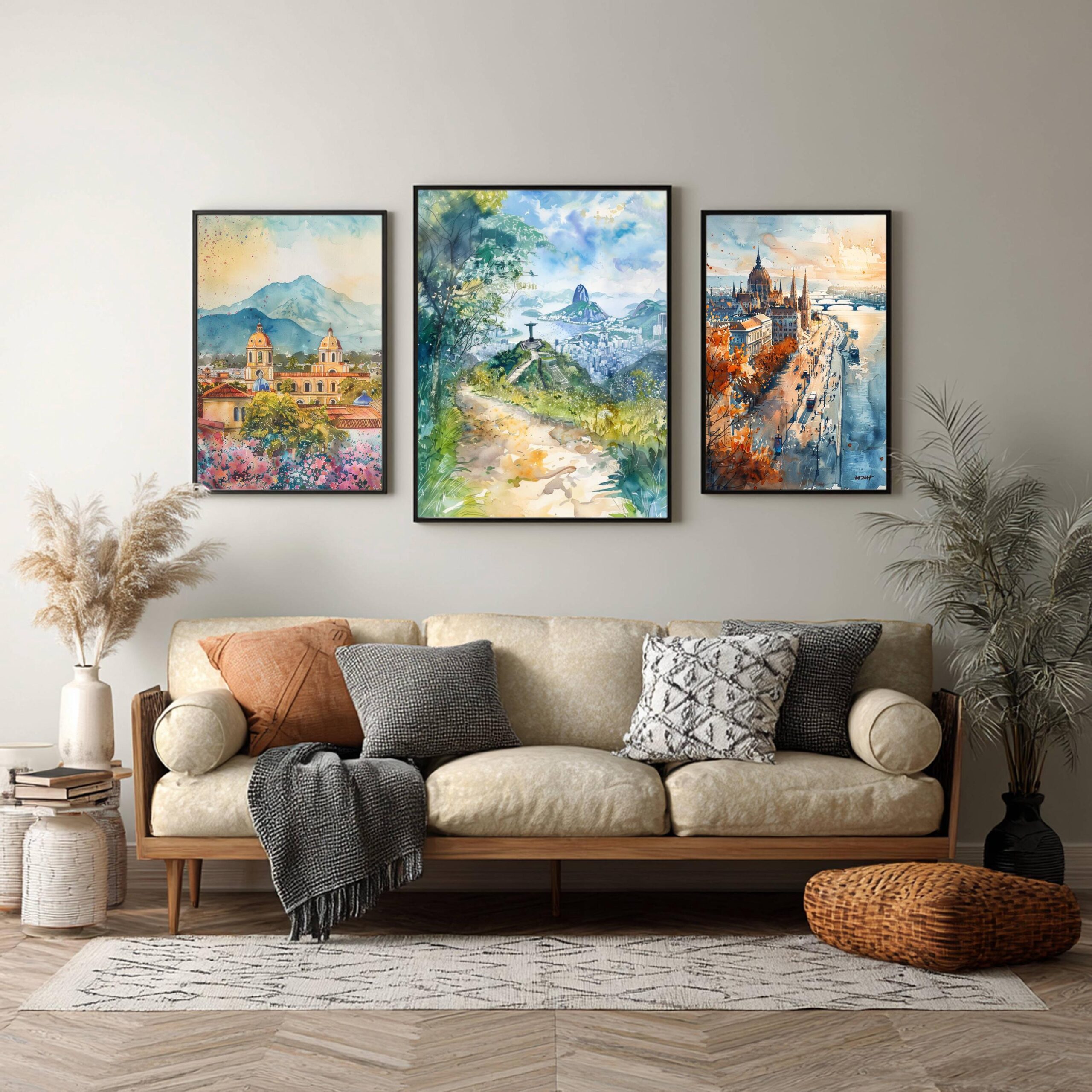 Christ the Redeemer Watercolor Print: Rio de Janeiro Travel Art Poster - Image 5