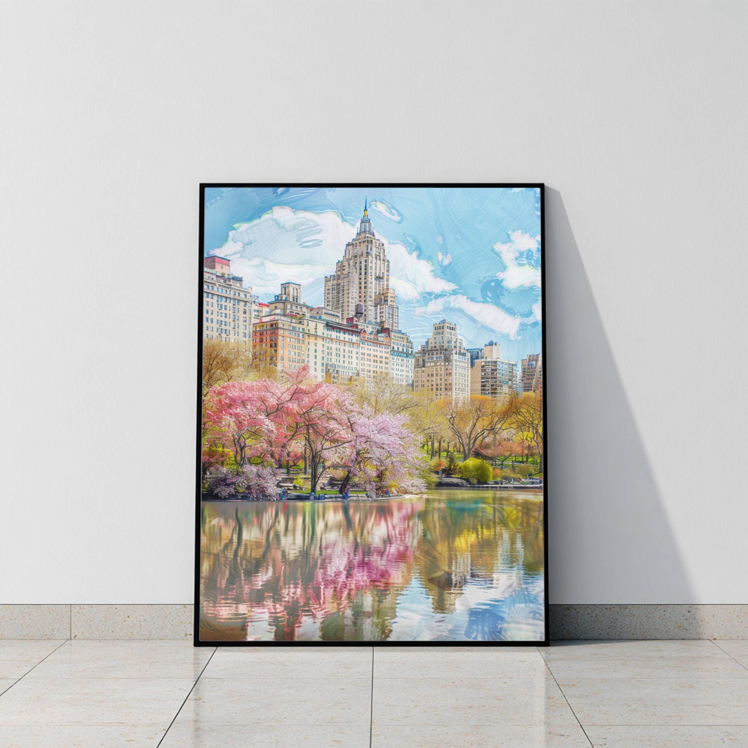 Central Park New York Watercolor Print: USA Travel Art Poster - Image 9