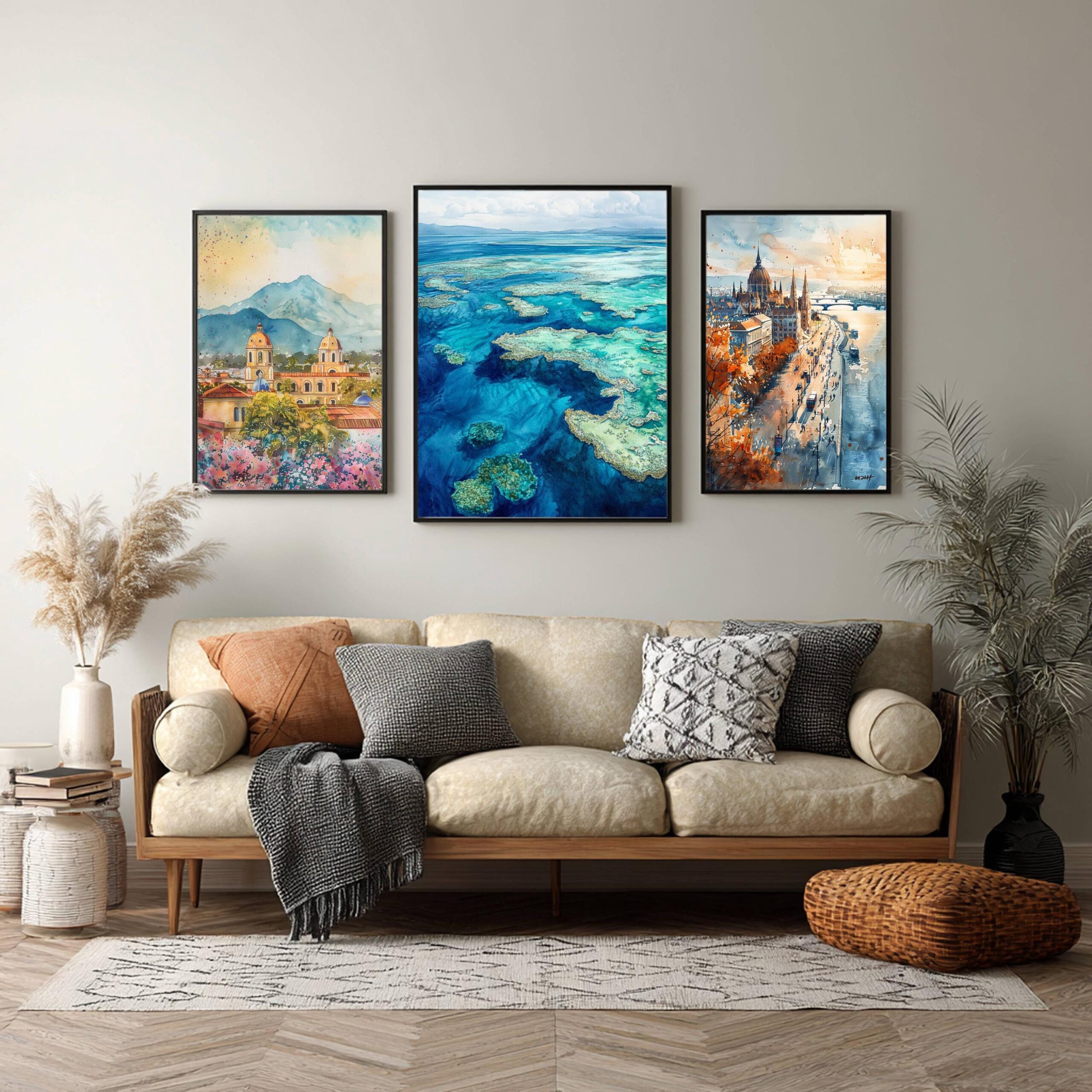 Barrier Reef Australia Watercolor Print: Australian Travel Art Print - Image 5