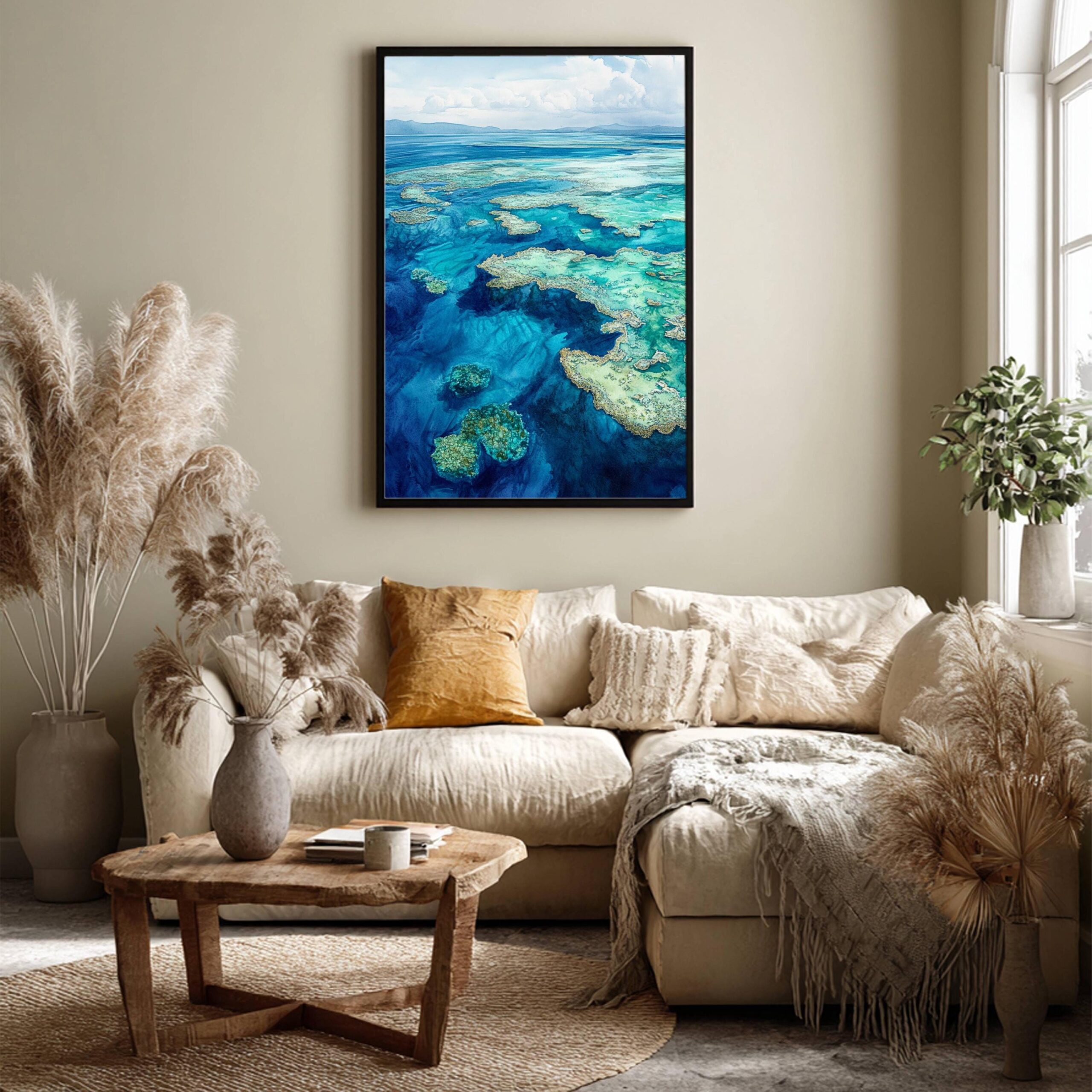 Barrier Reef Australia Watercolor Print: Australian Travel Art Print - Image 8