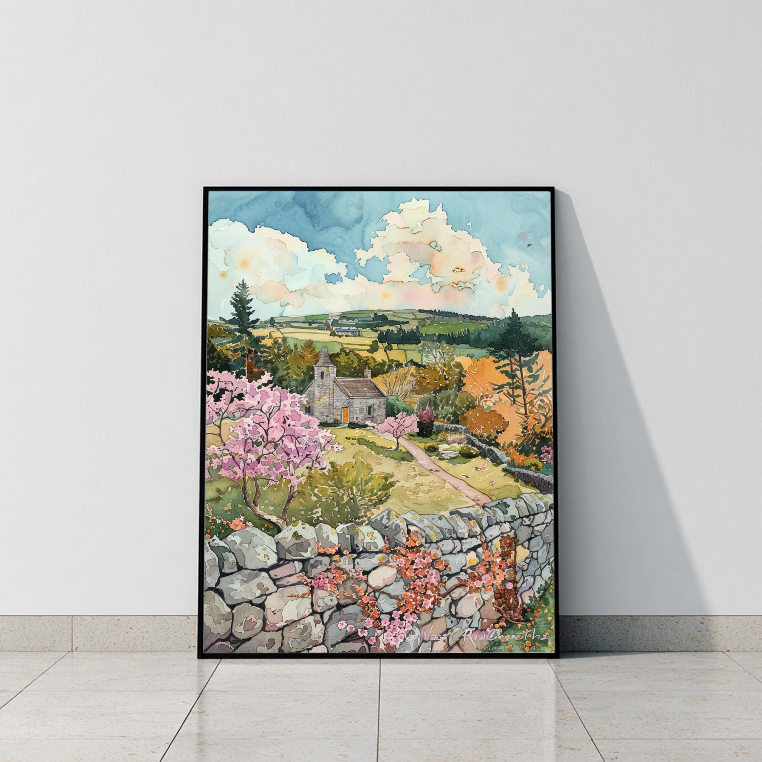 Republic of Ireland Watercolor Art Print: Europe Travel Poster - Image 10