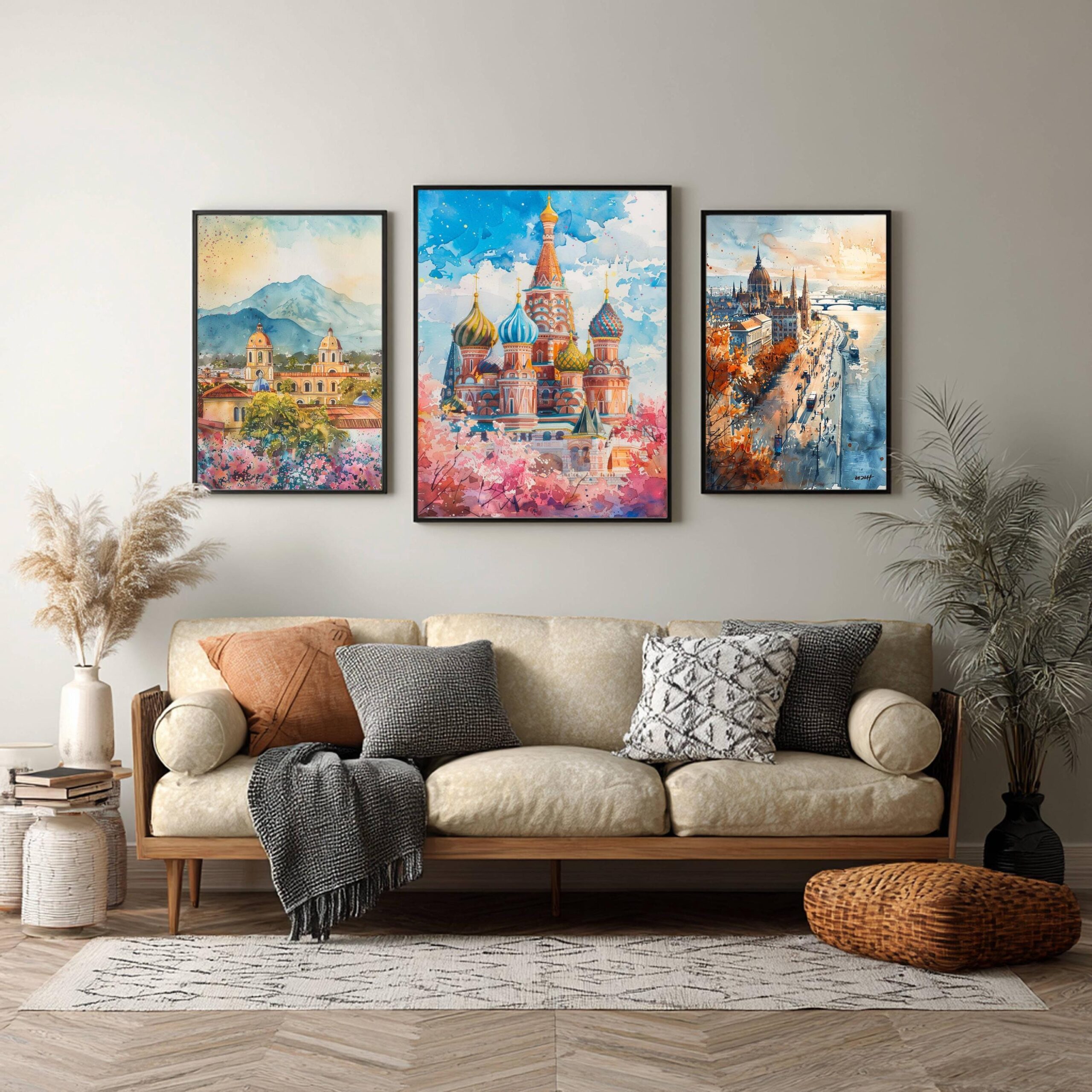 Russia Watercolor Art Print: Europe Art Travel Poster - Image 5