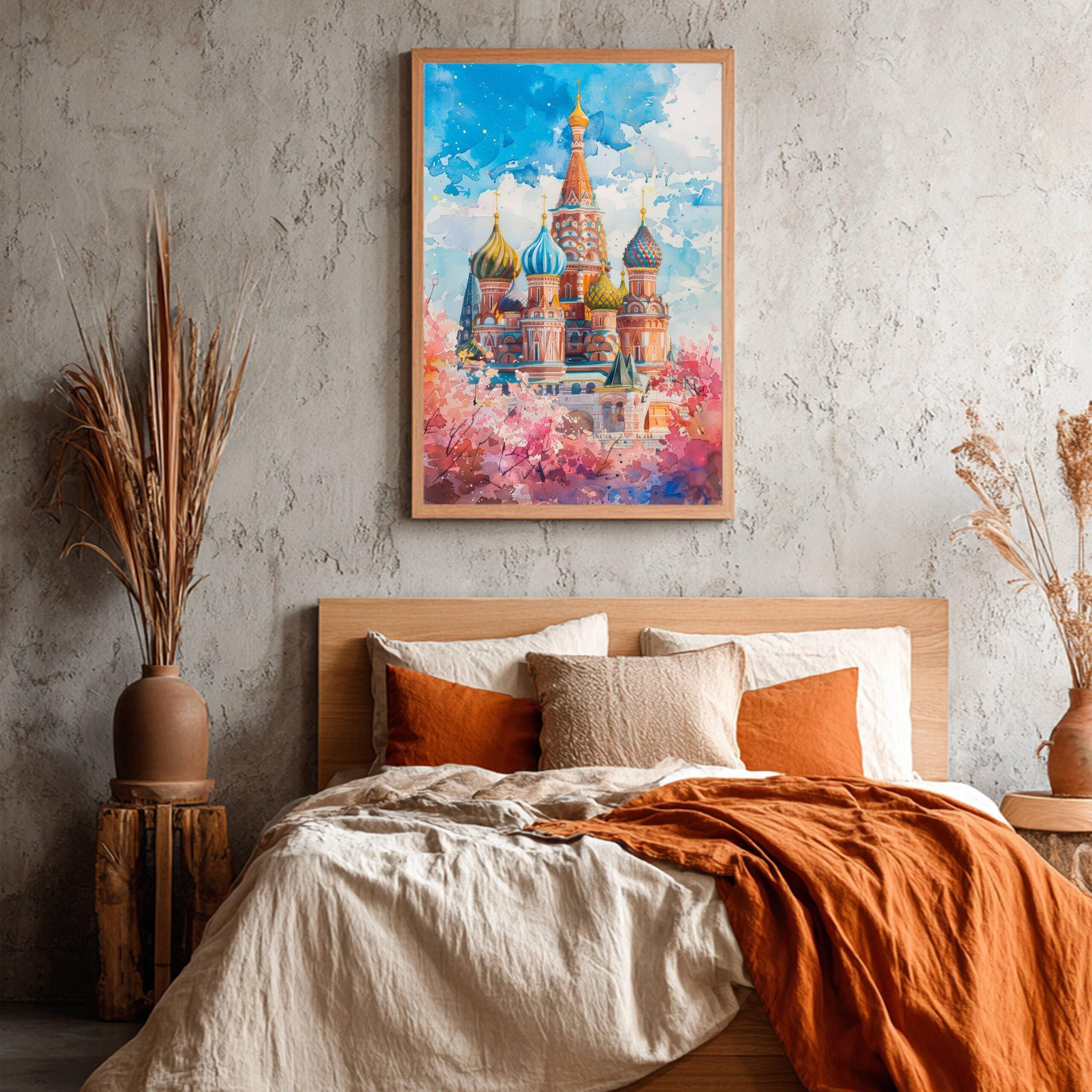 Russia Watercolor Art Print: Europe Art Travel Poster - Image 7