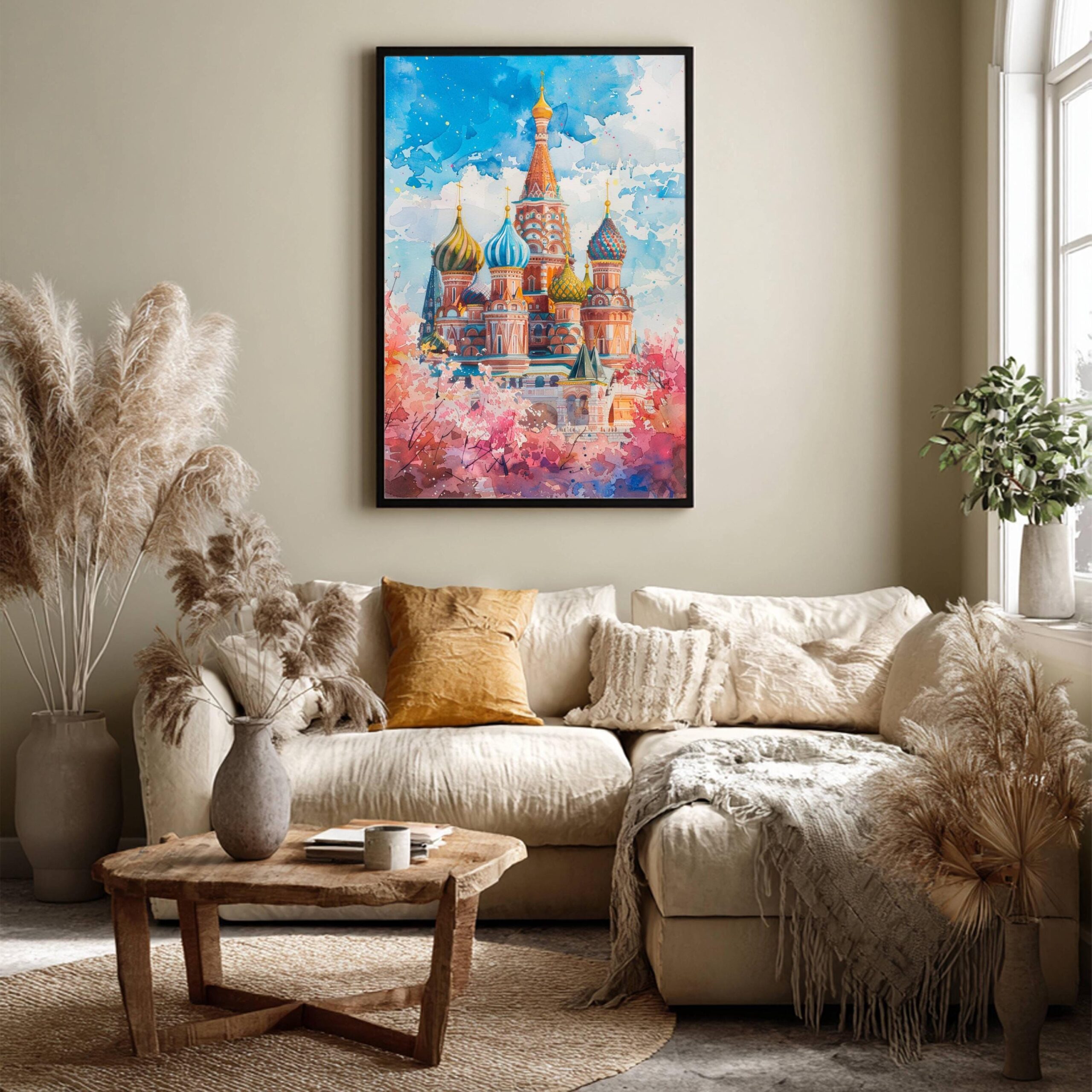 Russia Watercolor Art Print: Europe Art Travel Poster - Image 8