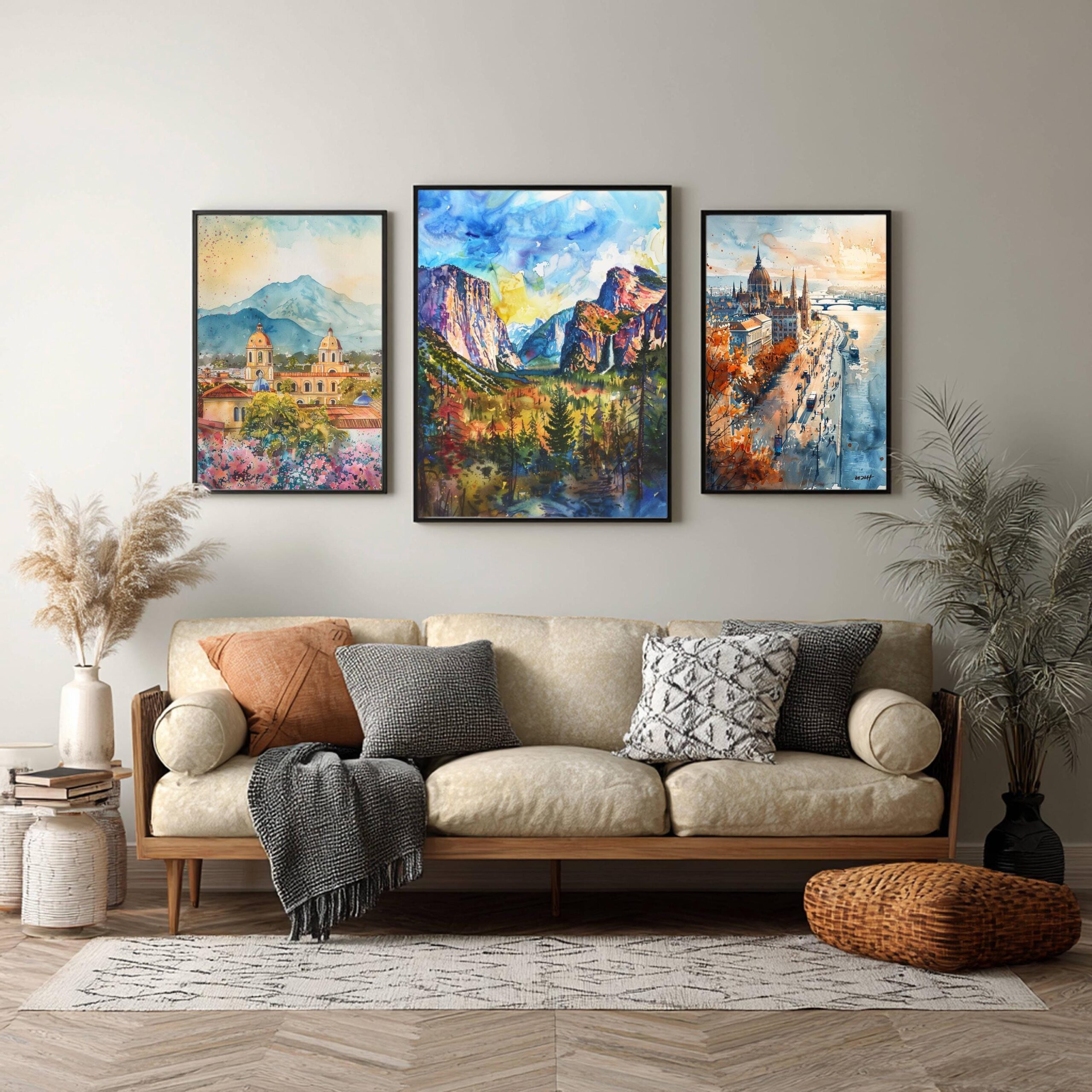 Yosemite National Park Watercolor Print: California USA Travel Poster - Image 6