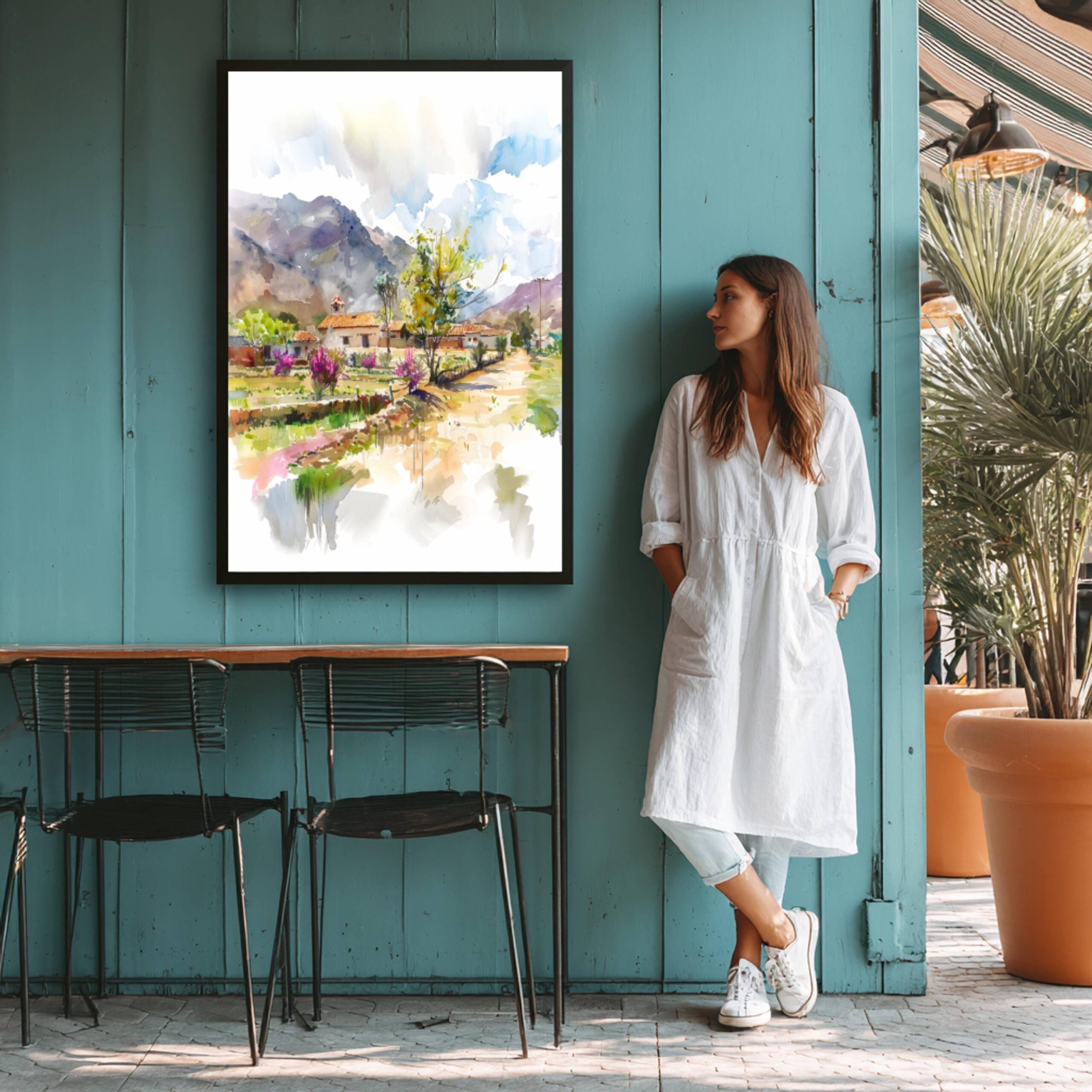 Bolivia South America Watercolor Print: Travel Art Poster - Image 4