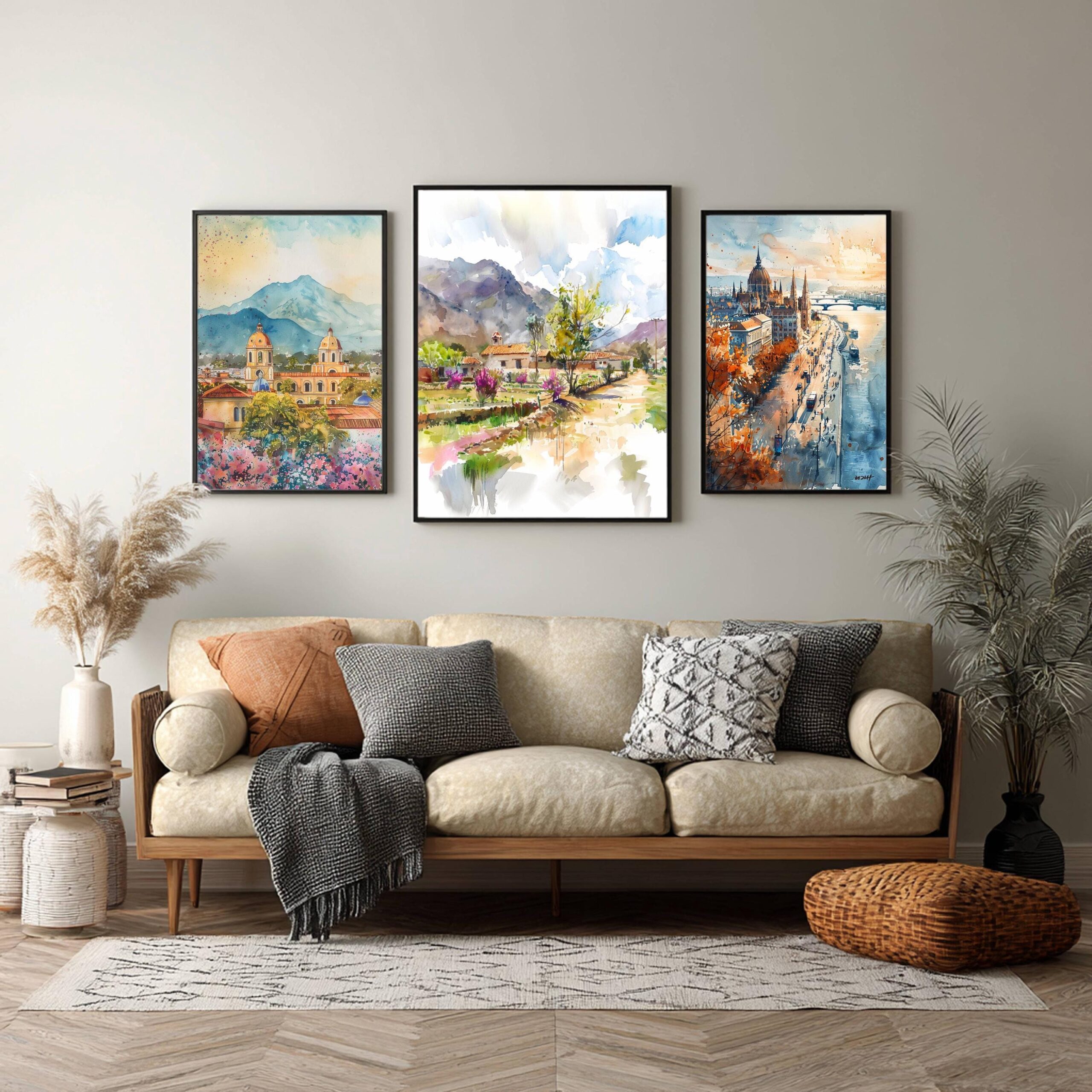 Bolivia South America Watercolor Print: Travel Art Poster - Image 5