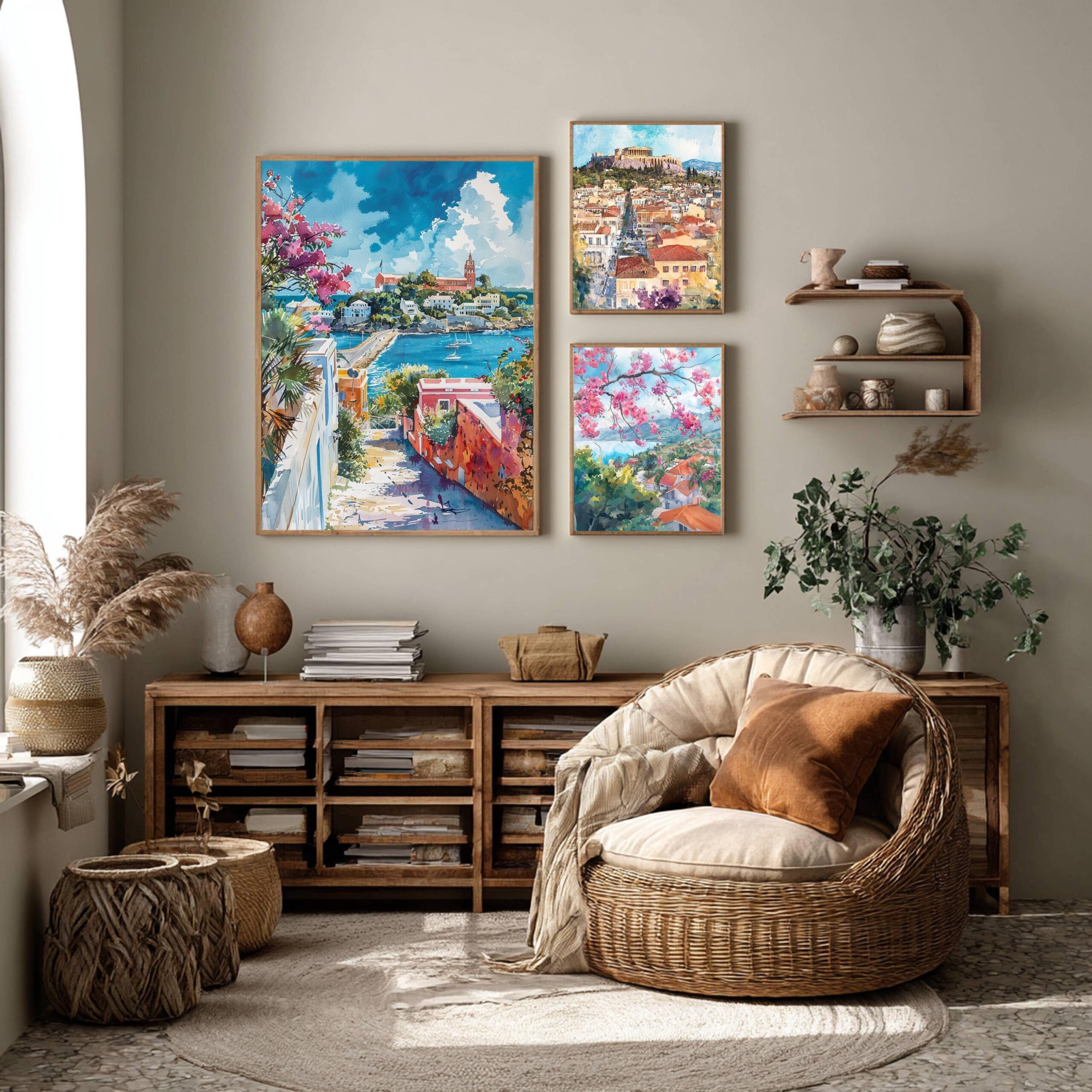 Hamilton Bermuda Caribbean Watercolor: Travel Poster Print - Image 7