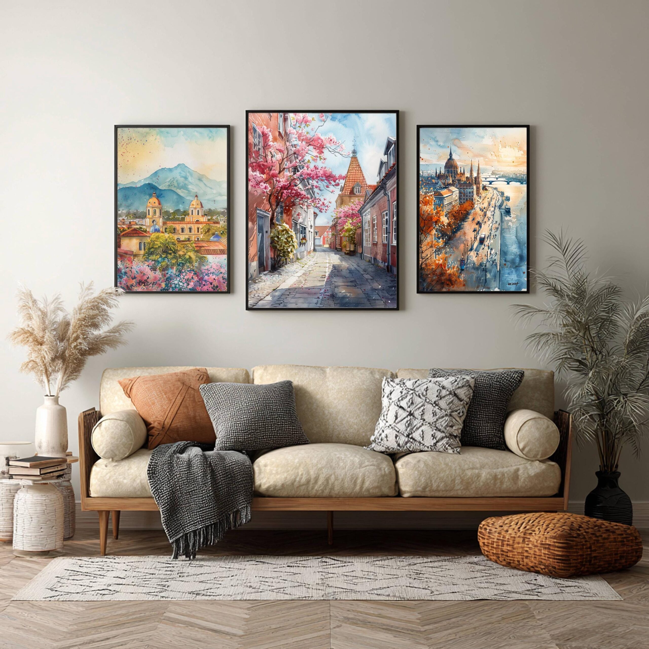 Denmark Europe Watercolor Print: Scandinavian Travel Art Poster - Image 5