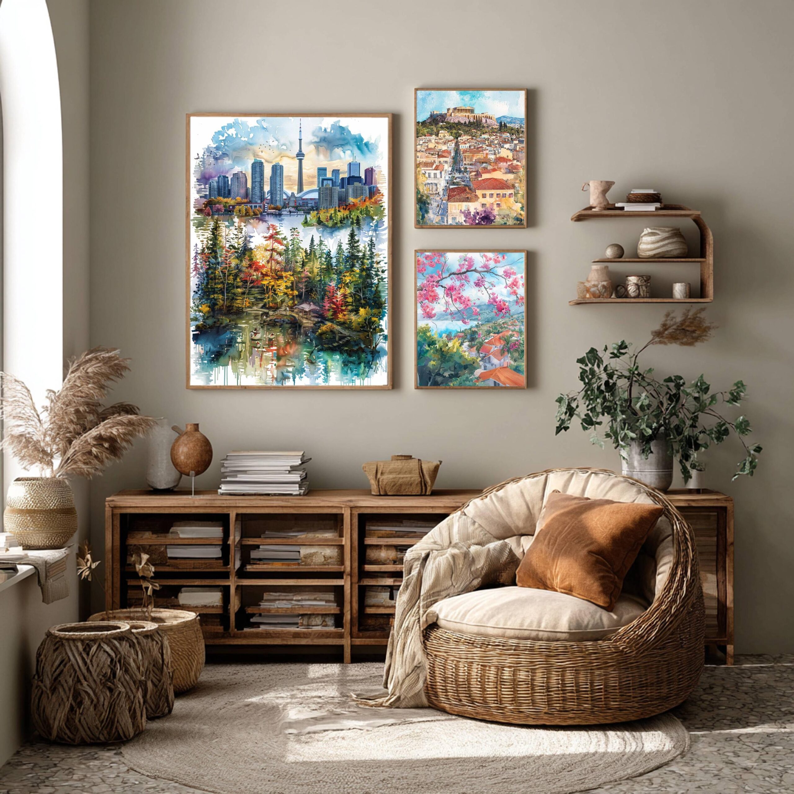 Canada North America Watercolor Print: Canadian Travel Art Poster - Image 6