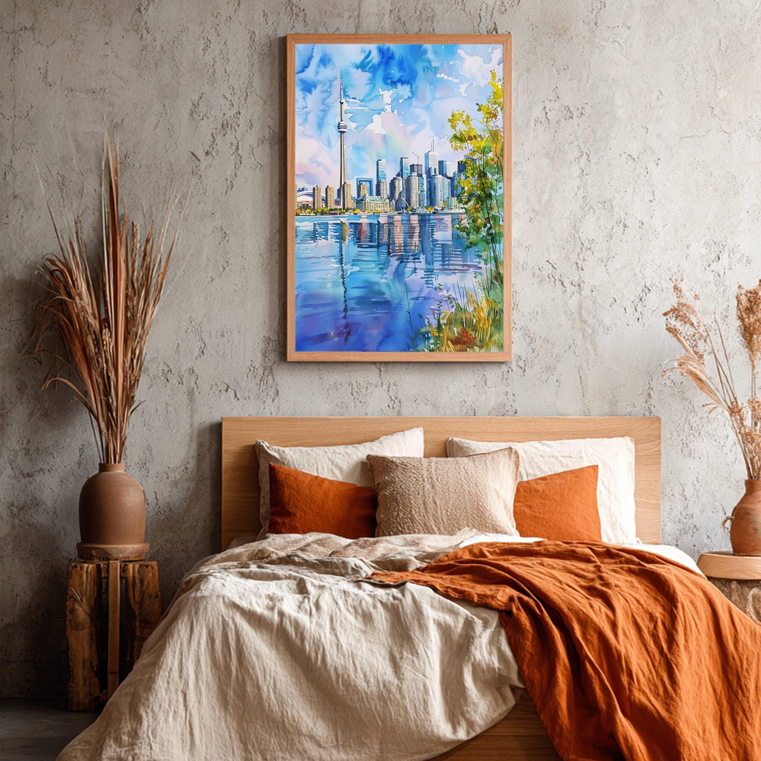 Toronto Canada North America Watercolor Print: Travel Art Poster - Image 6