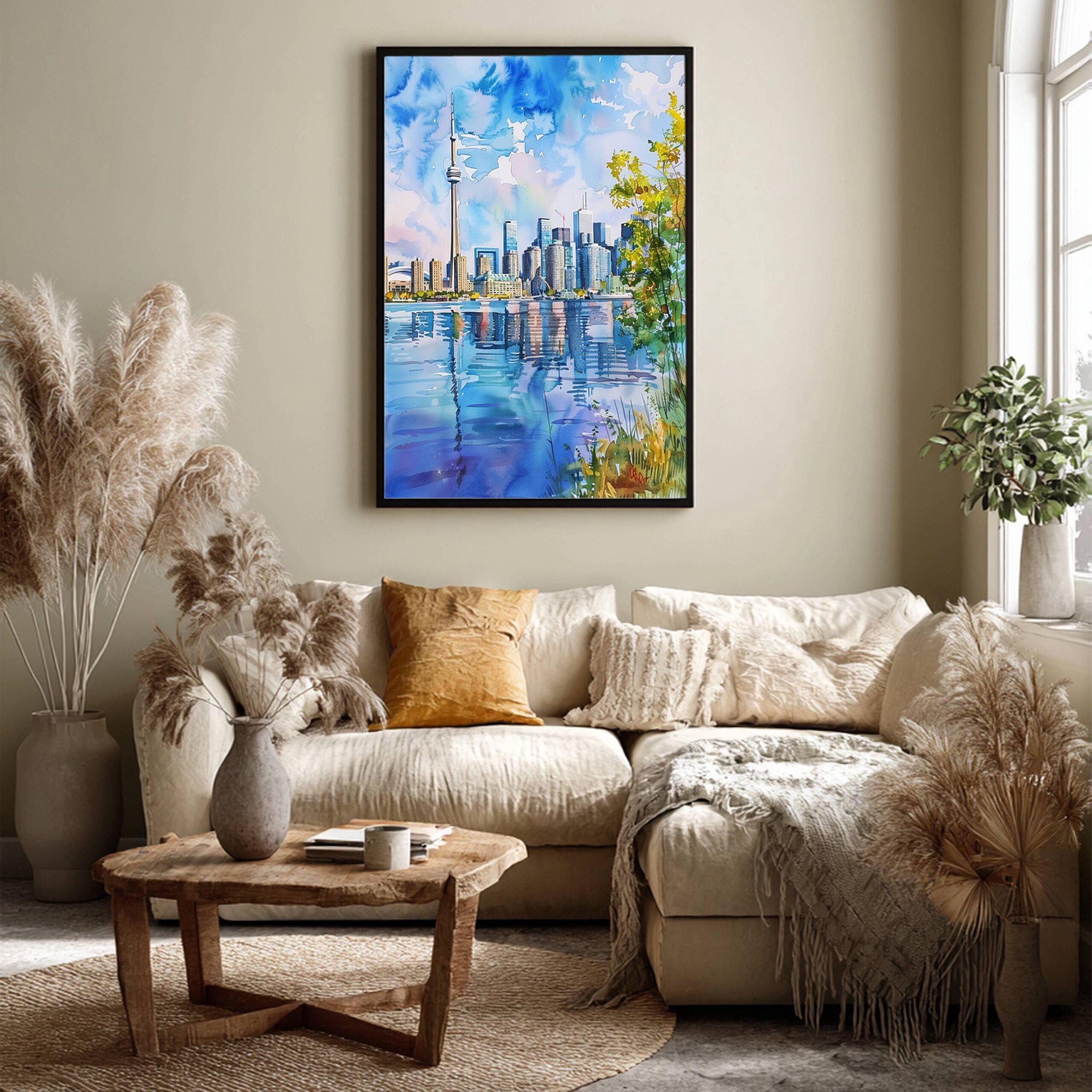 Toronto Canada North America Watercolor Print: Travel Art Poster - Image 7