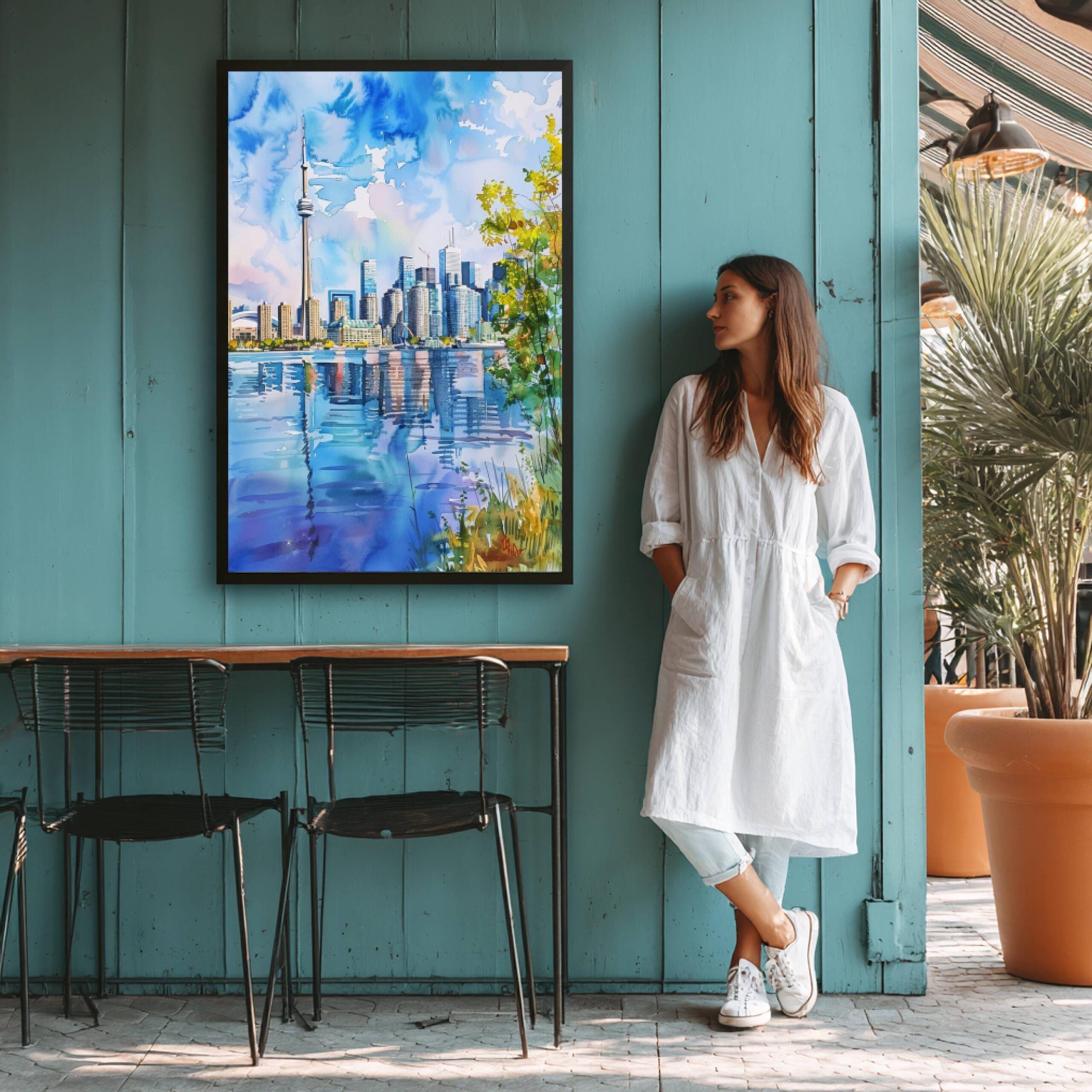 Toronto Canada North America Watercolor Print: Travel Art Poster - Image 4