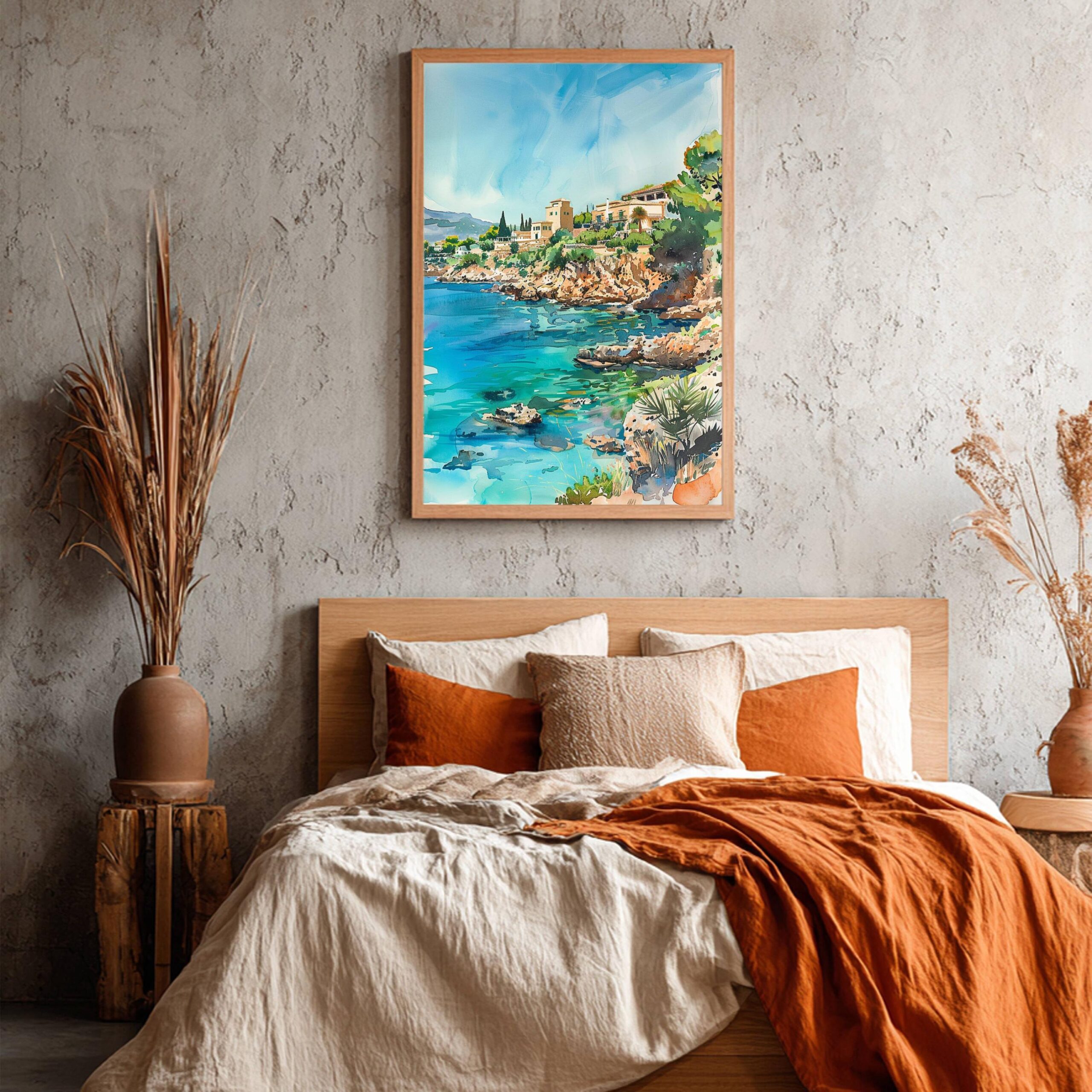 Mallorca Balearic Islands Spain Watercolor: Majorca Travel Poster - Image 8