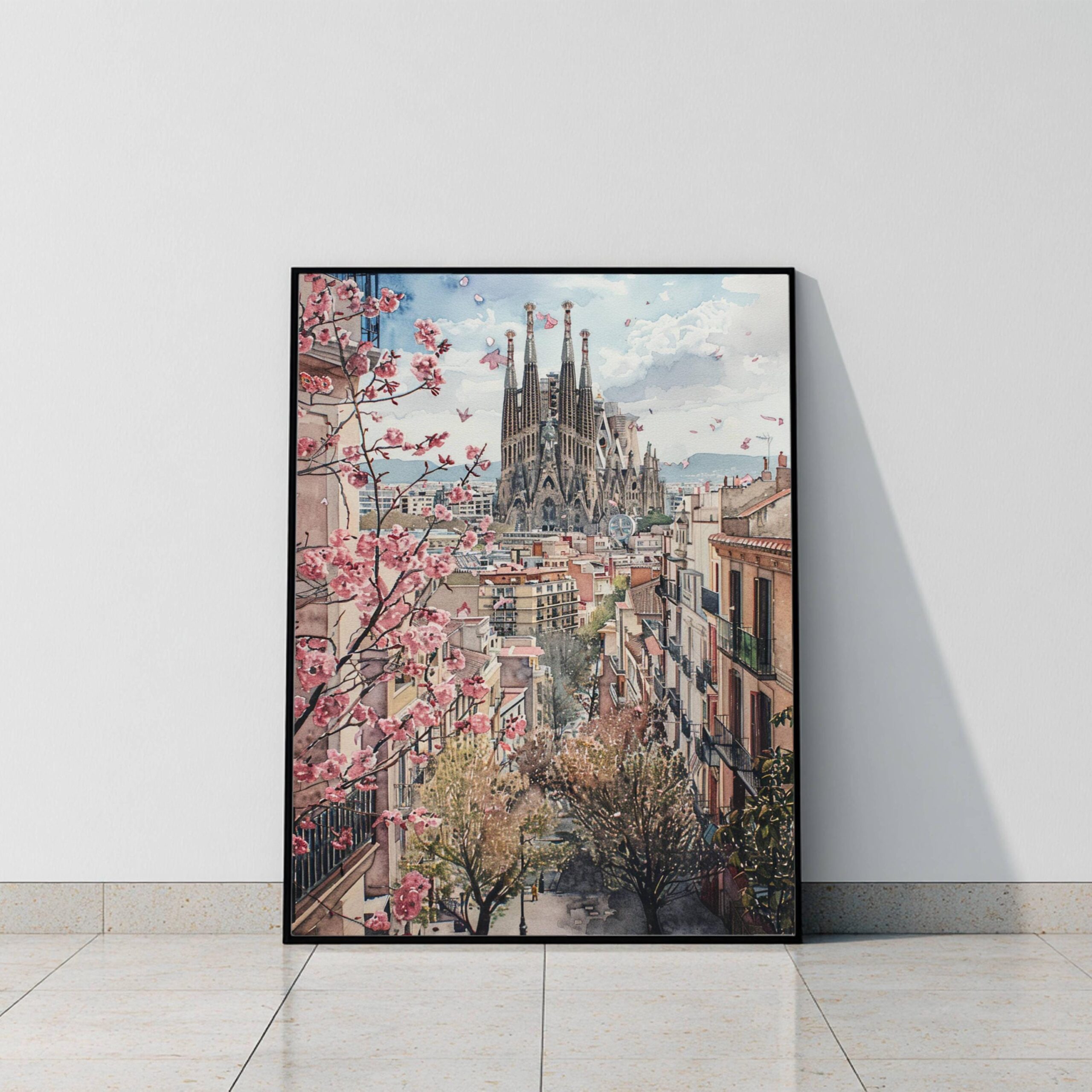 Spain Europe Watercolor Print: Spanish Travel Poster - Image 10