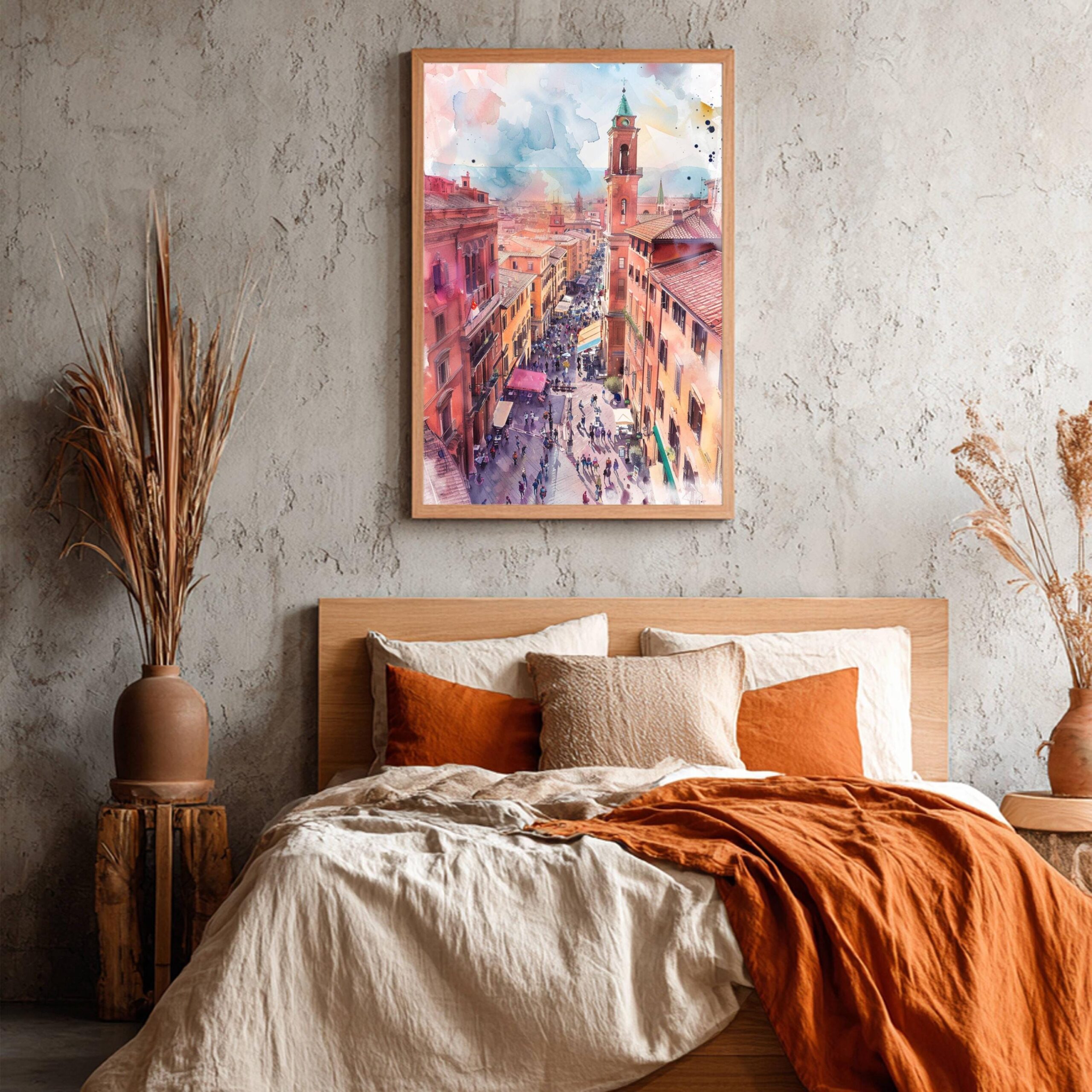 Bologna Italy Watercolor Print: Europe Travel Art Poster - Image 7