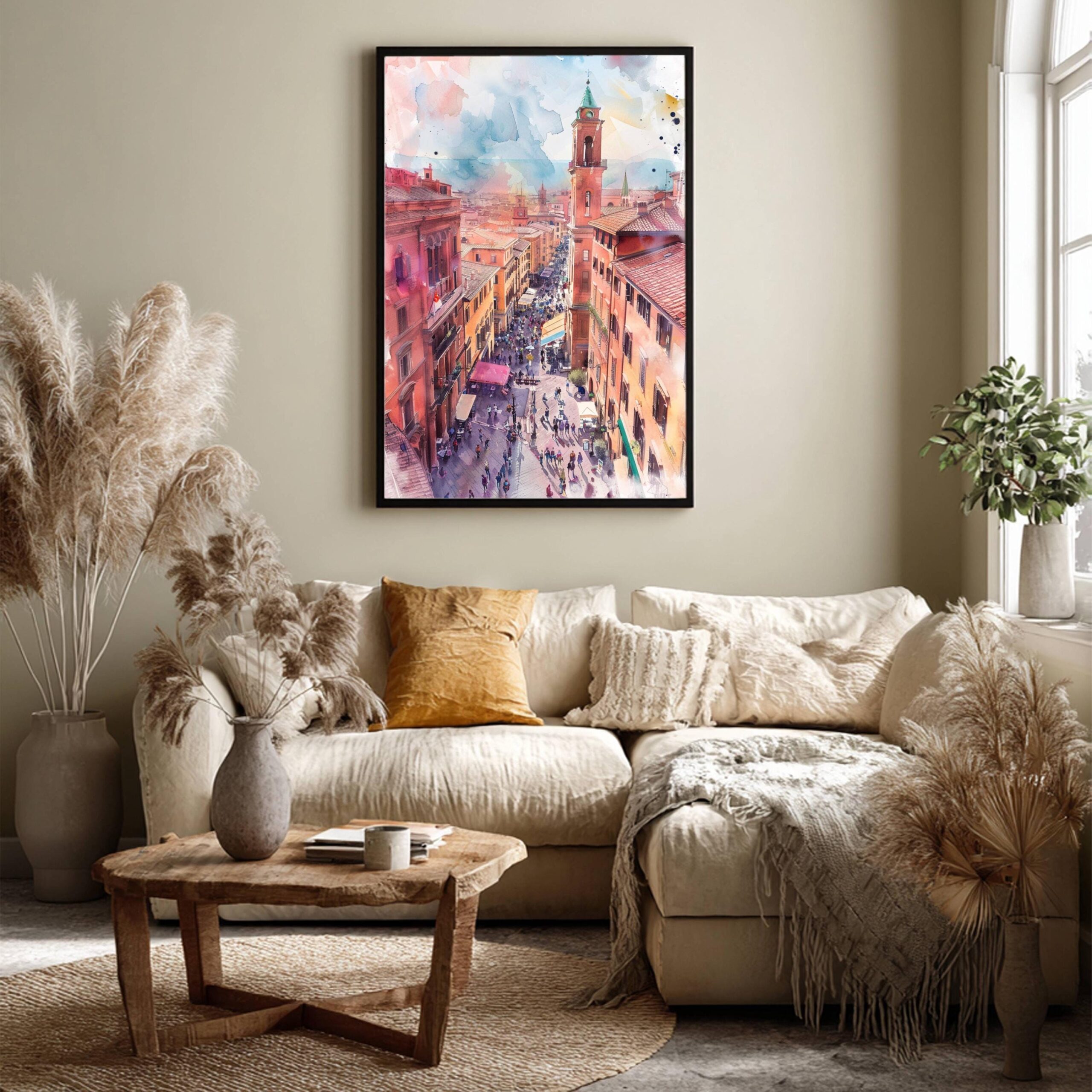 Bologna Italy Watercolor Print: Europe Travel Art Poster - Image 8