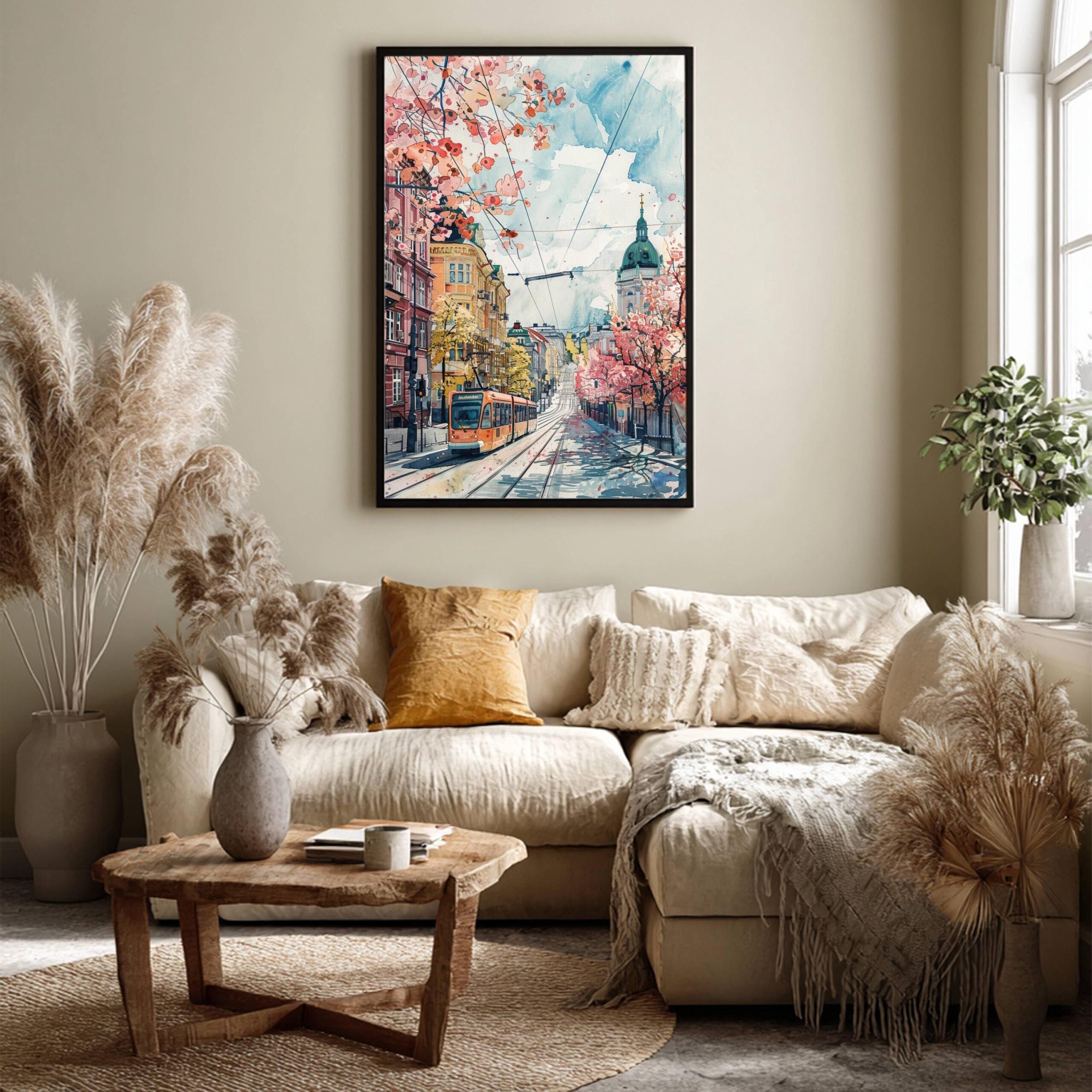 Helsinki Finland Scandinavia Watercolor Print: Europe Travel Art Poster - Image 8
