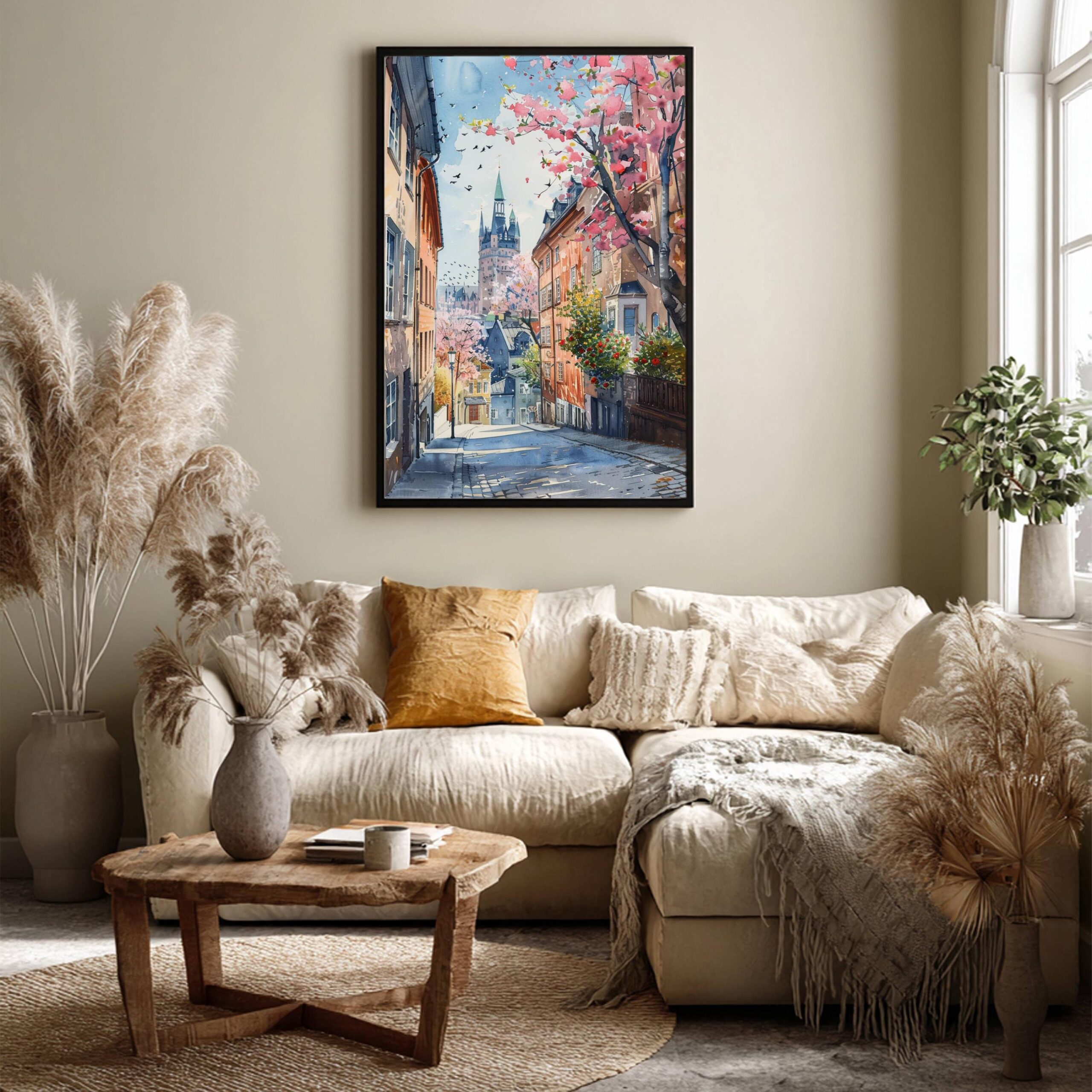 Oslo Norway Scandinavia Watercolor Print: Europe Travel Art Poster - Image 8