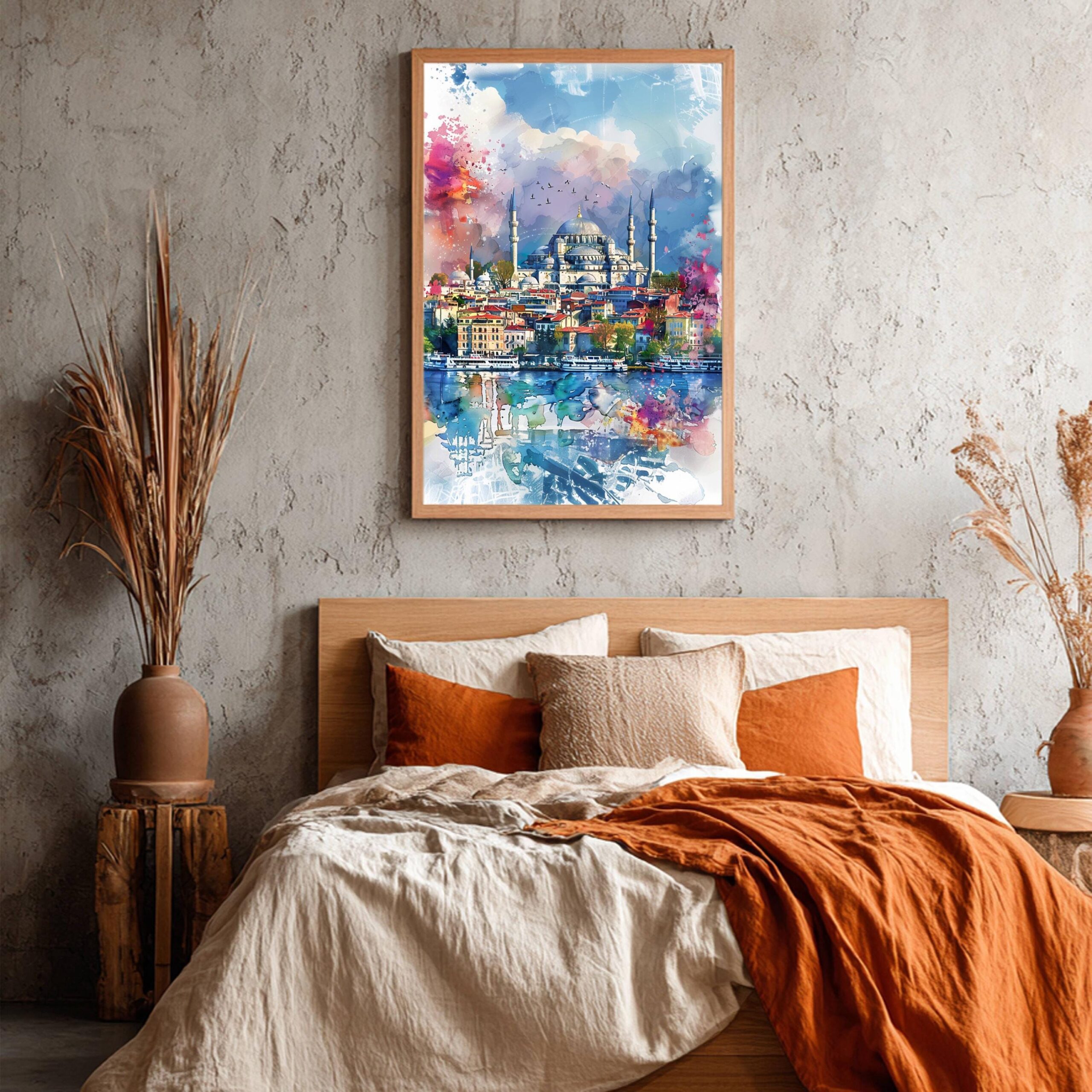 Istanbul Turkey Watercolor Print: Europe Travel Art Poster - Image 7