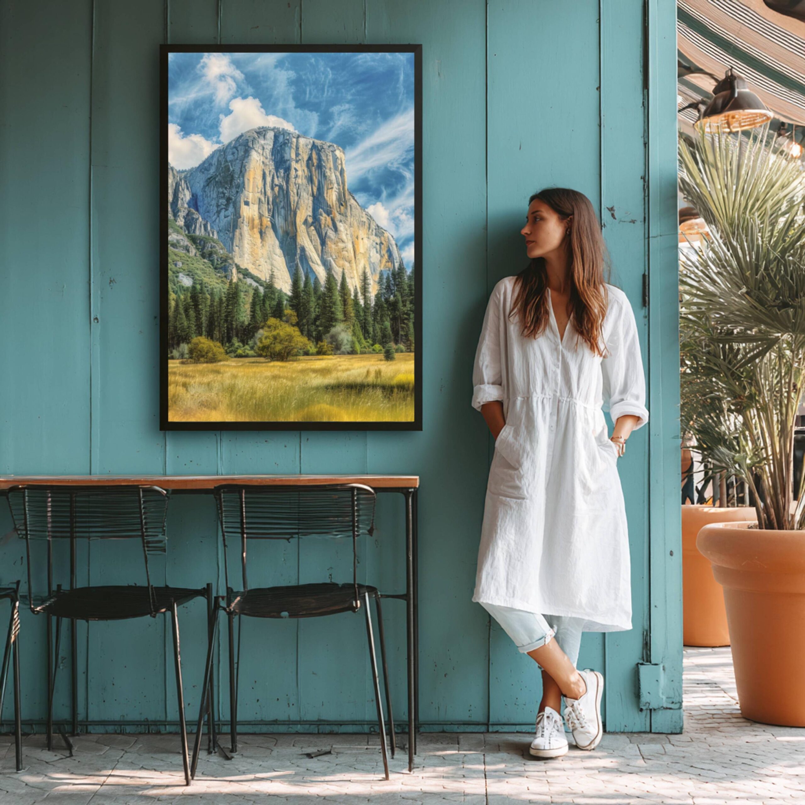 El Capitan Mountain Yosemite National Park California Watercolor: USA Travel Art Poster - Image 6
