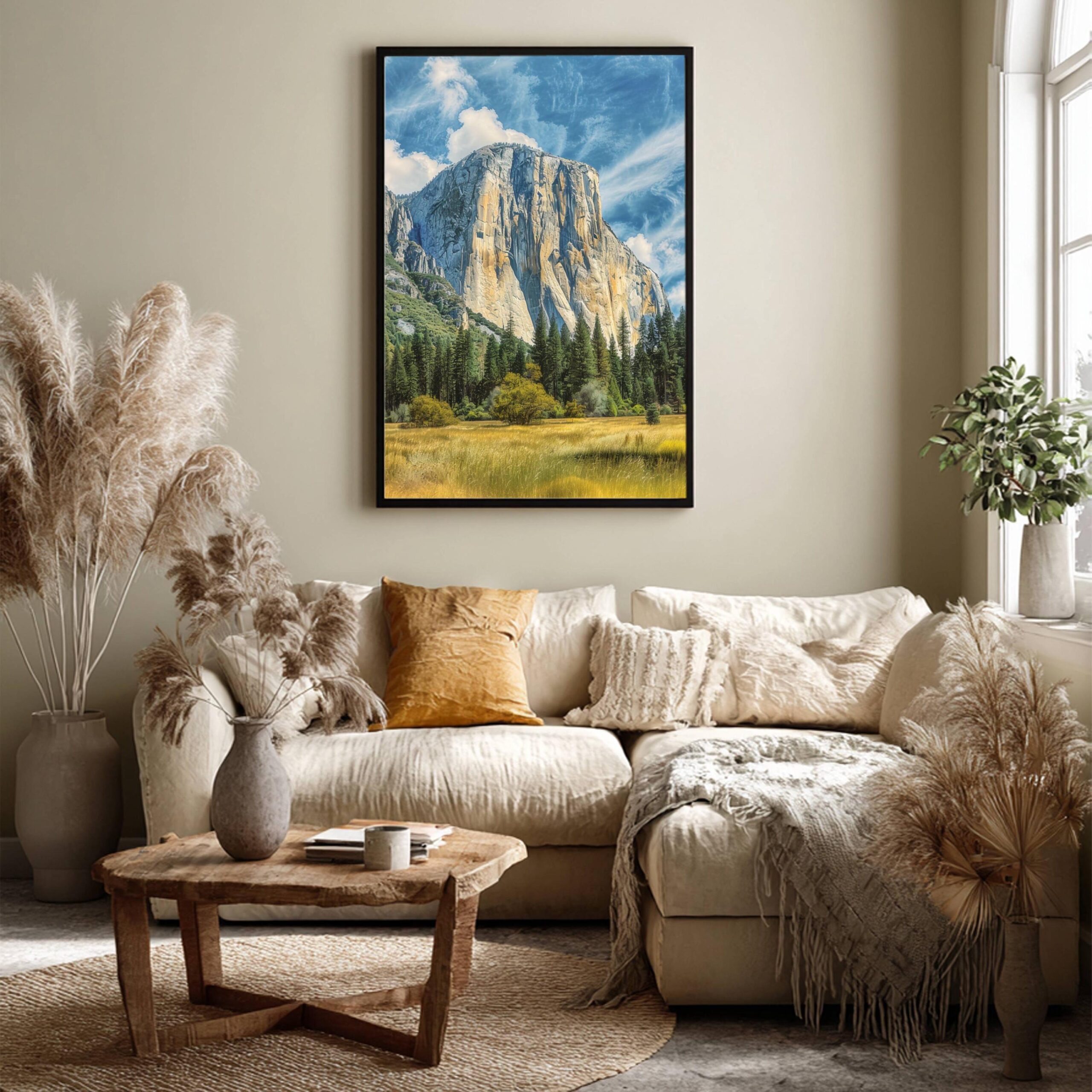 El Capitan Mountain Yosemite National Park California Watercolor: USA Travel Art Poster - Image 8