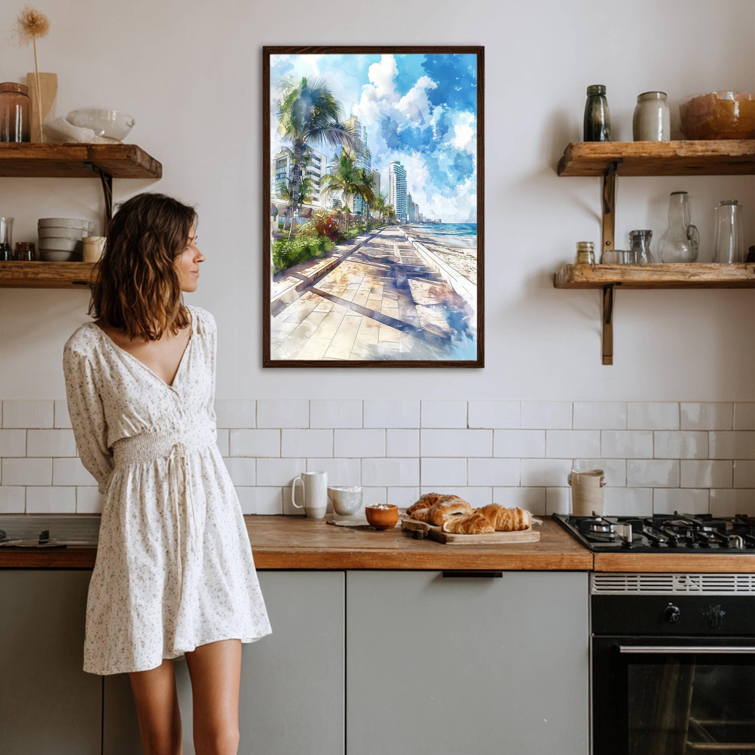 Cancún Mexico Watercolor Print : North America Travel Art Poster - Image 5