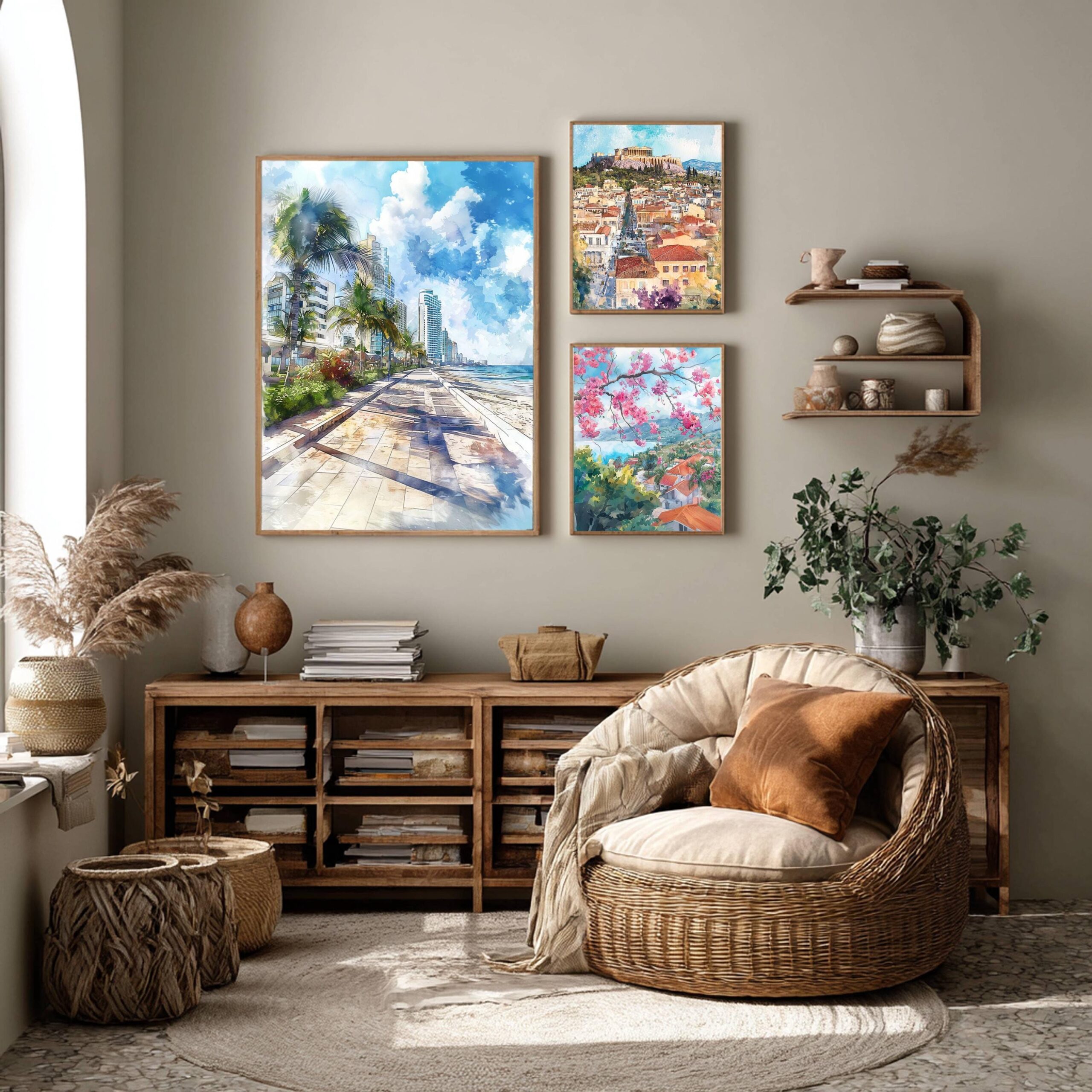 Cancún Mexico Watercolor Print : North America Travel Art Poster - Image 2