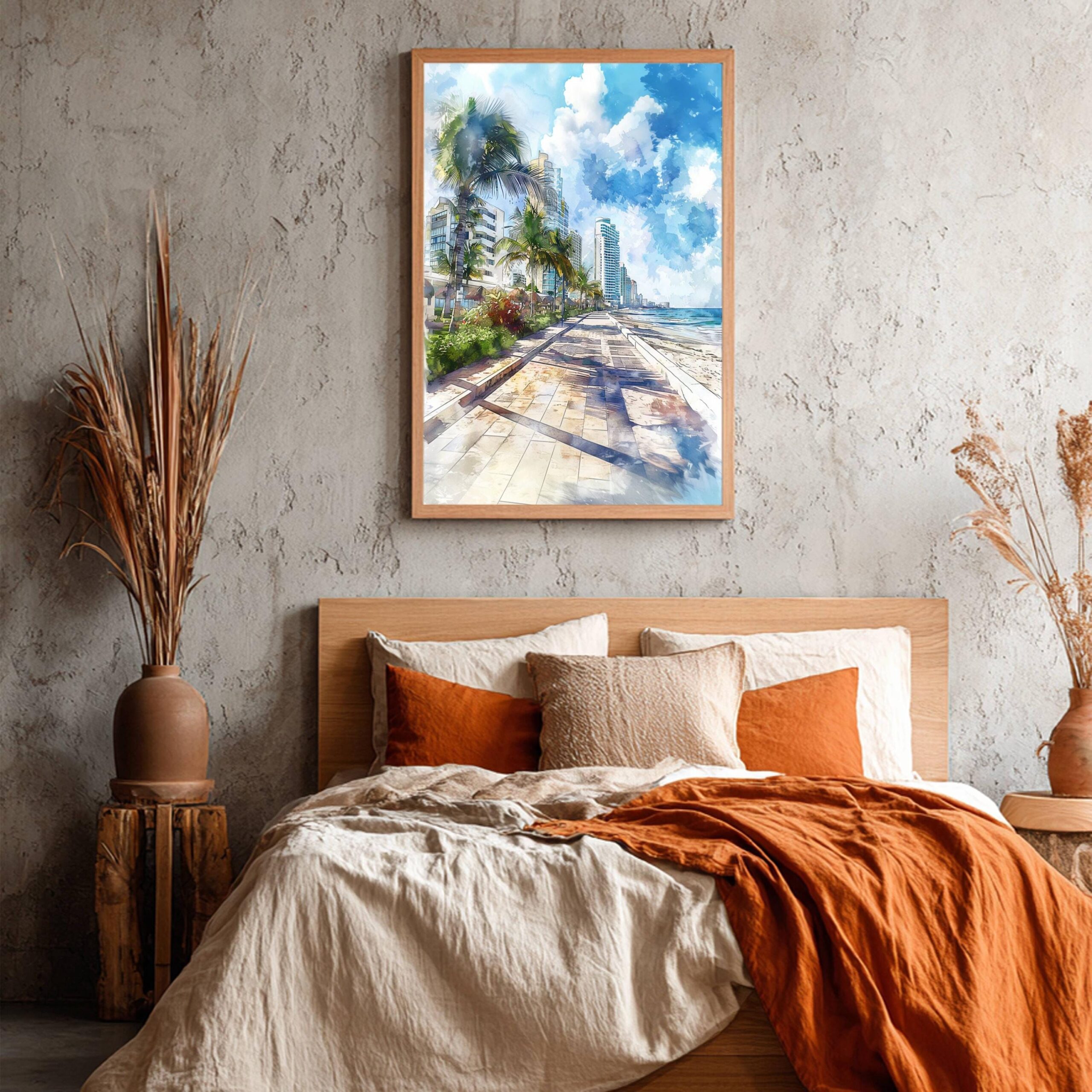 Cancún Mexico Watercolor Print : North America Travel Art Poster - Image 7