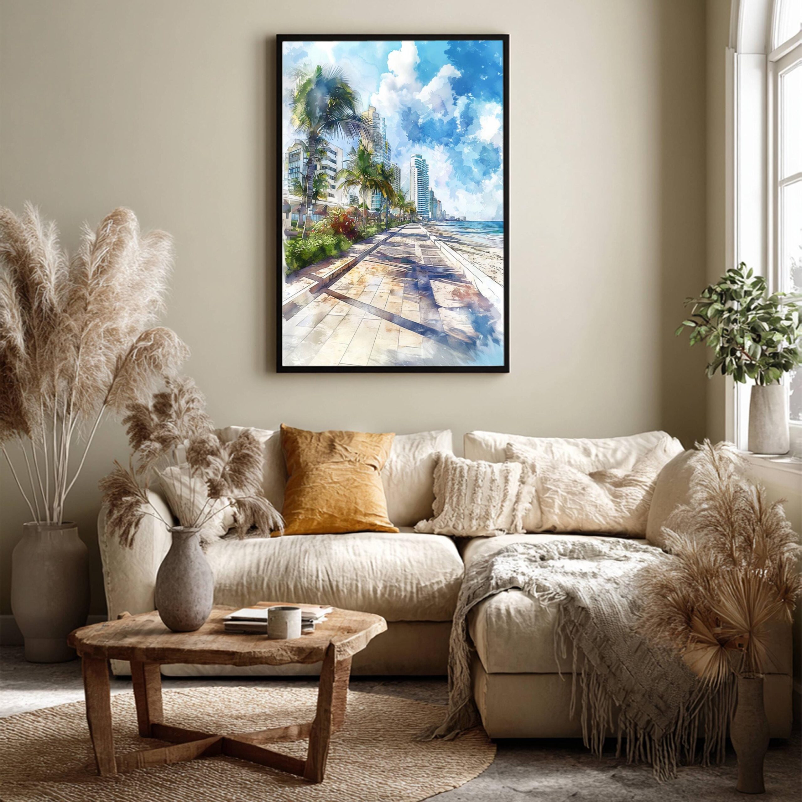 Cancún Mexico Watercolor Print : North America Travel Art Poster - Image 8