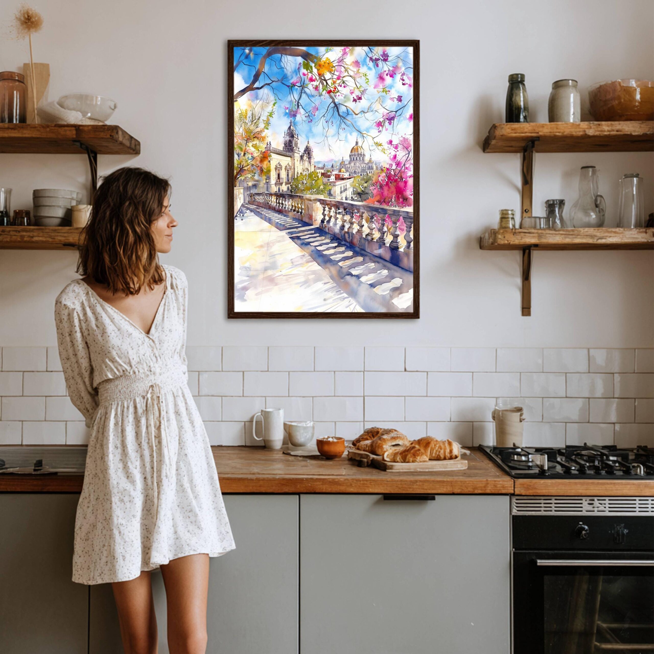 Guadalajara Mexico Watercolor Print: North America Travel Art Poster - Image 5