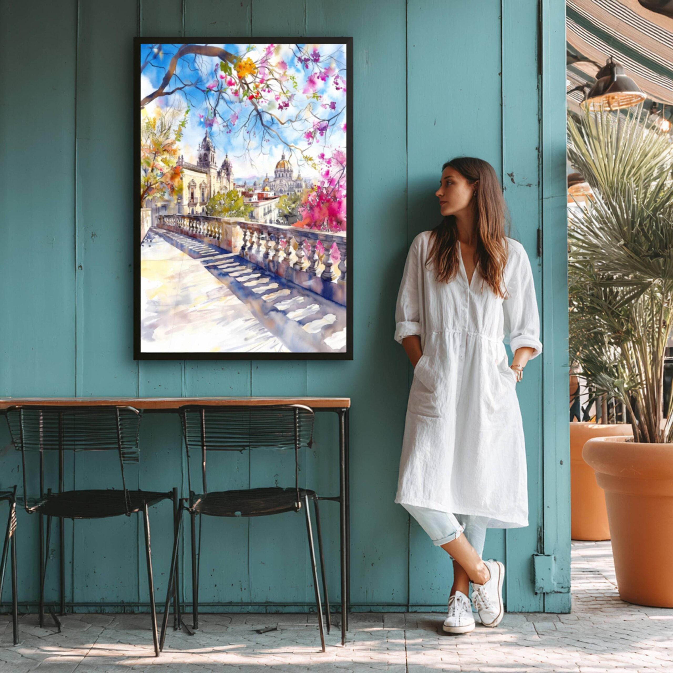 Guadalajara Mexico Watercolor Print: North America Travel Art Poster - Image 6