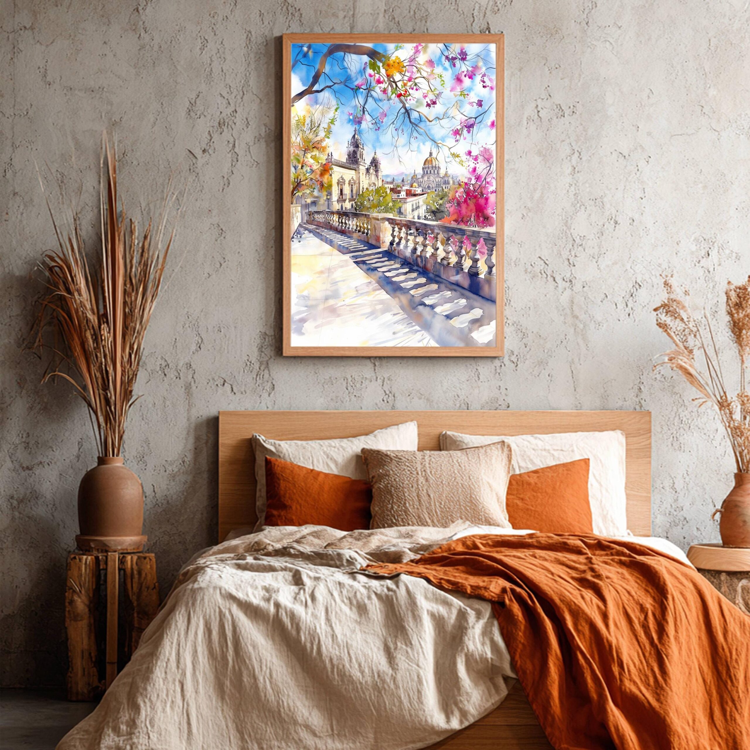 Guadalajara Mexico Watercolor Print: North America Travel Art Poster - Image 7