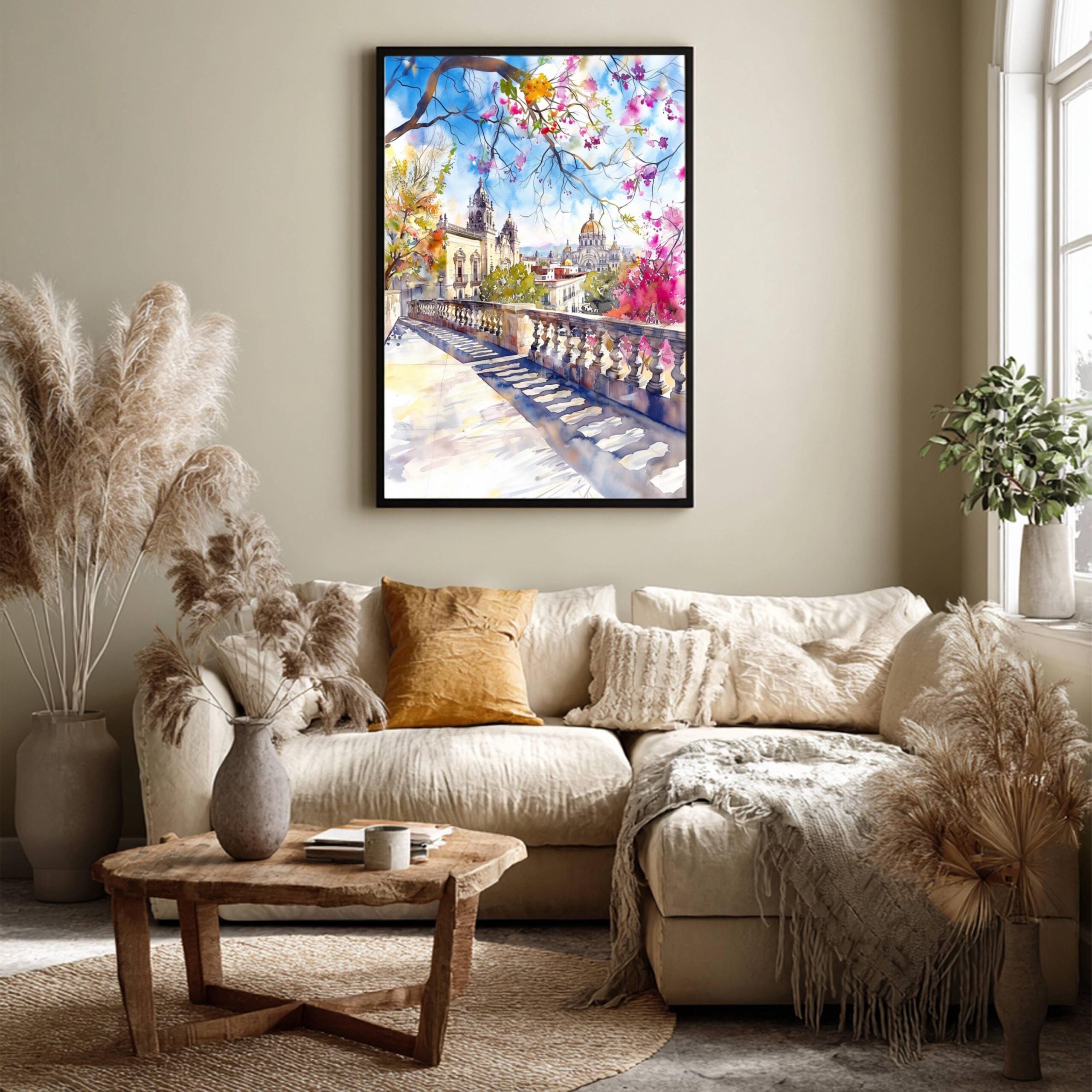 Guadalajara Mexico Watercolor Print: North America Travel Art Poster - Image 8