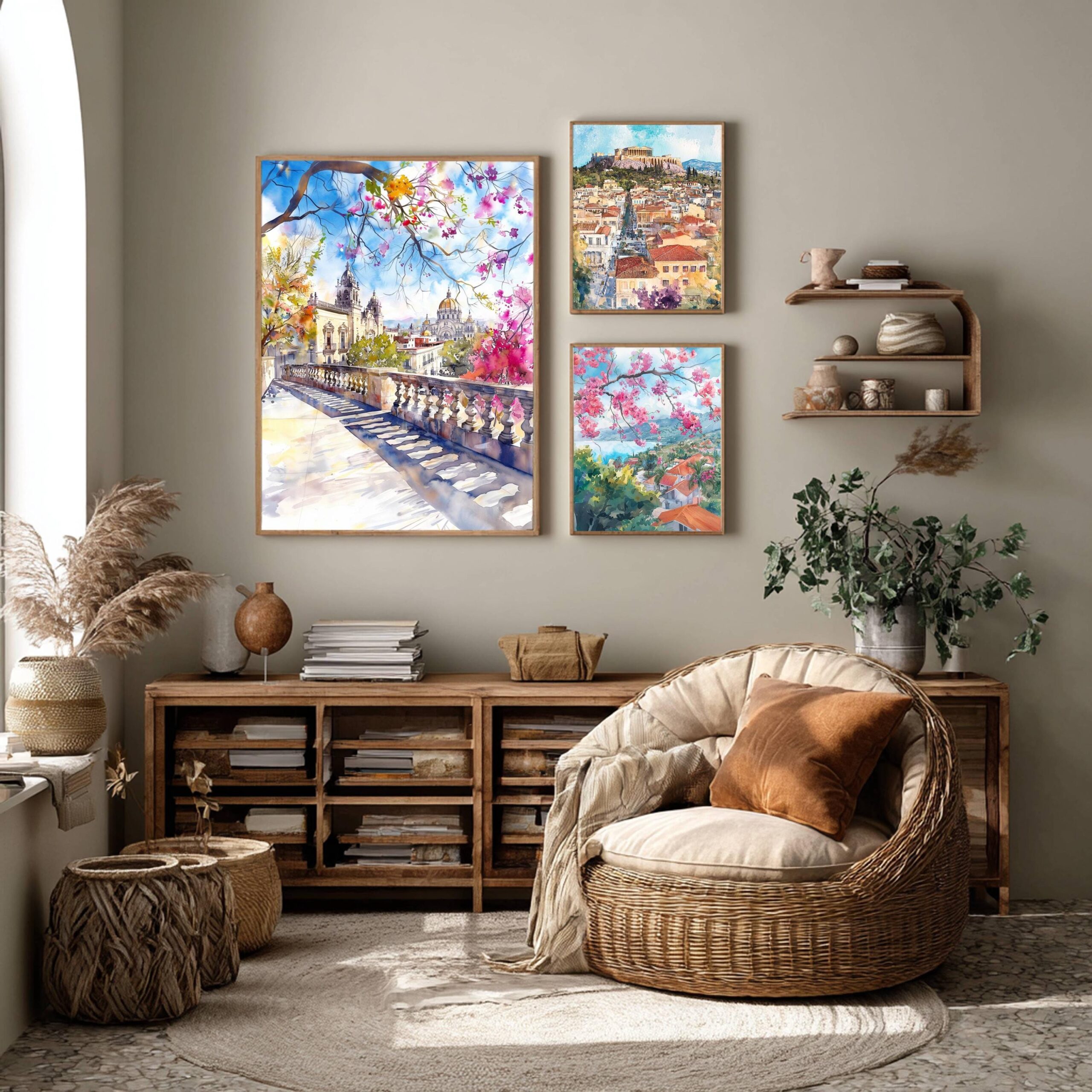 Guadalajara Mexico Watercolor Print: North America Travel Art Poster - Image 2