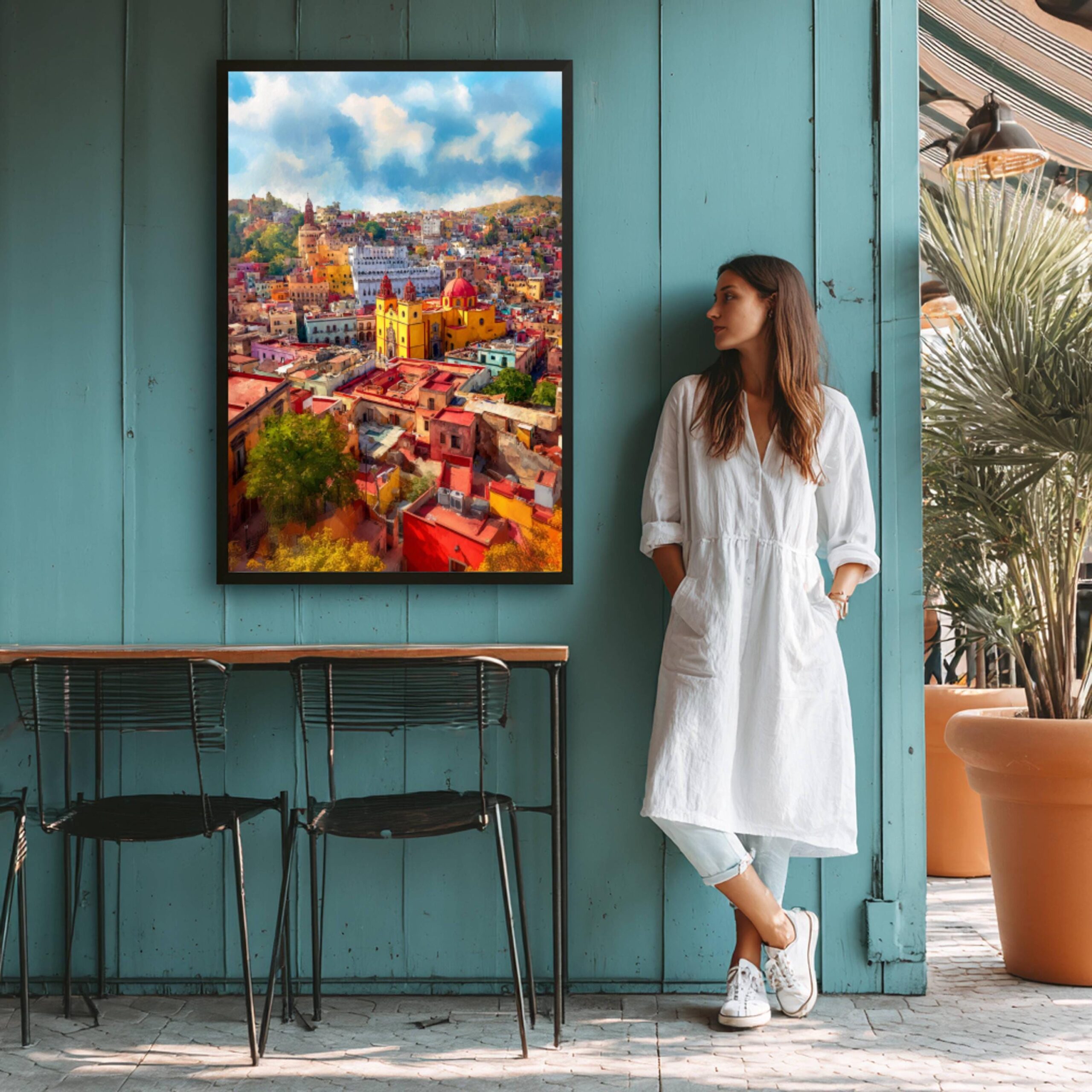 Guanajuato Mexico Watercolor Print: North America Travel Art Poster - Image 6
