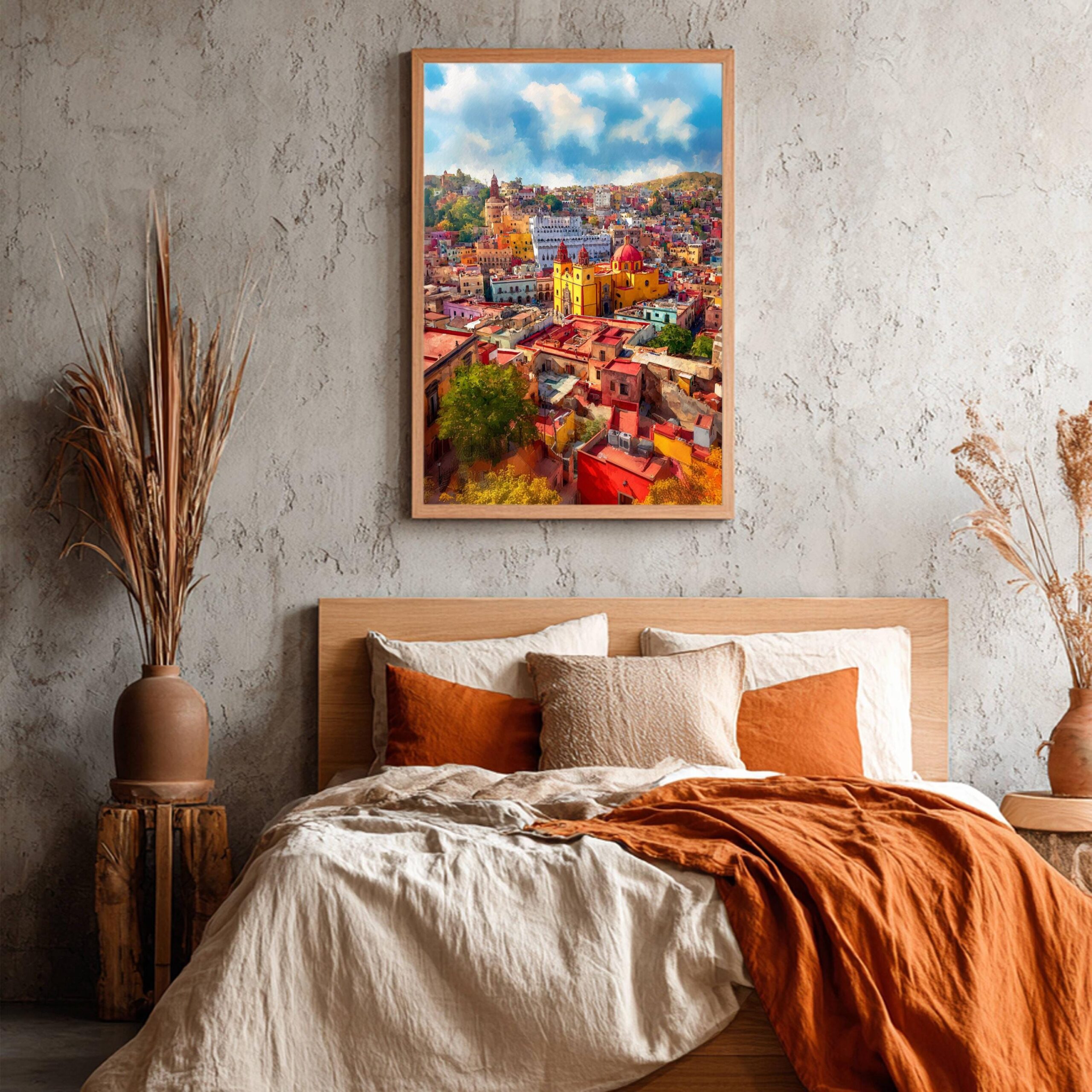 Guanajuato Mexico Watercolor Print: North America Travel Art Poster - Image 7