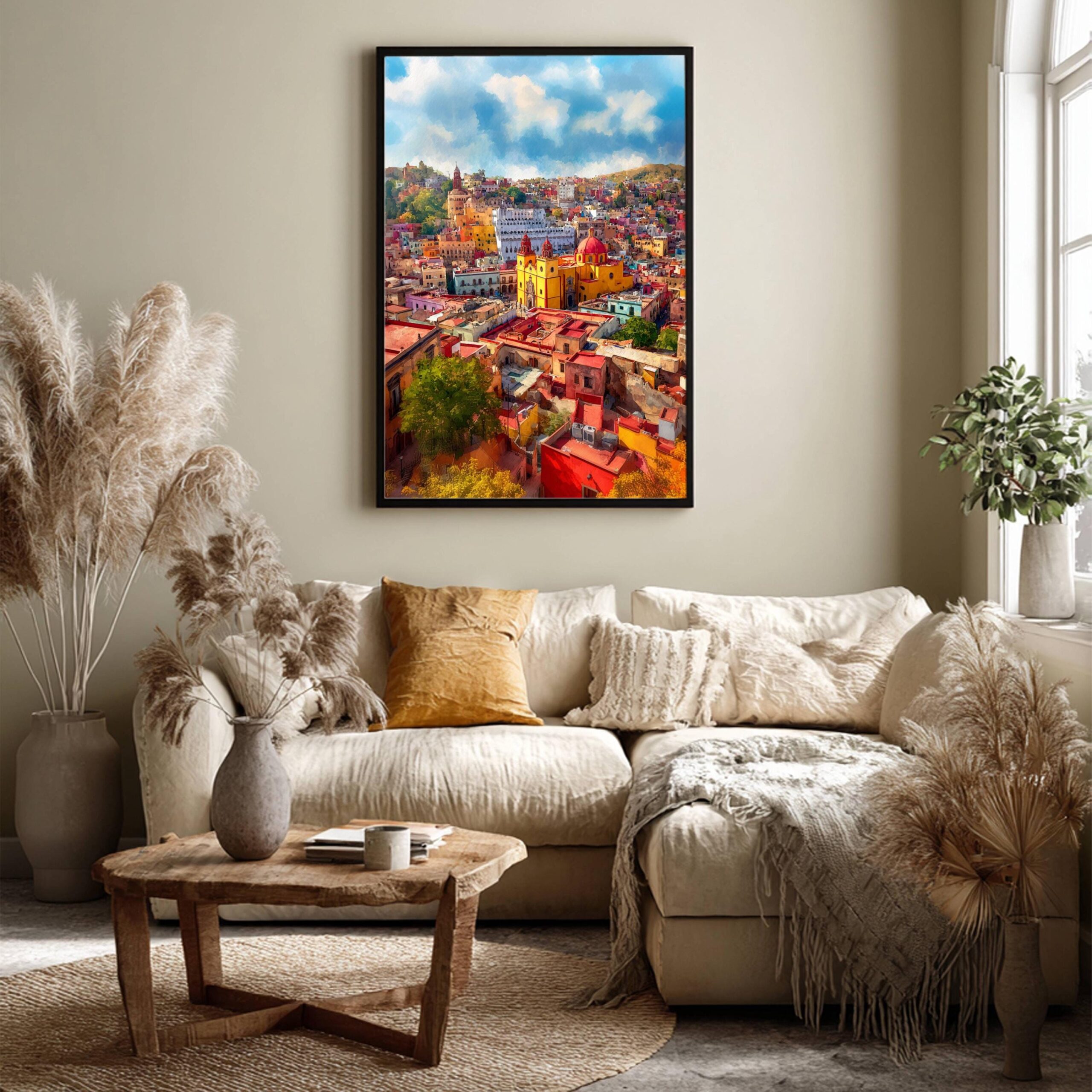 Guanajuato Mexico Watercolor Print: North America Travel Art Poster - Image 8