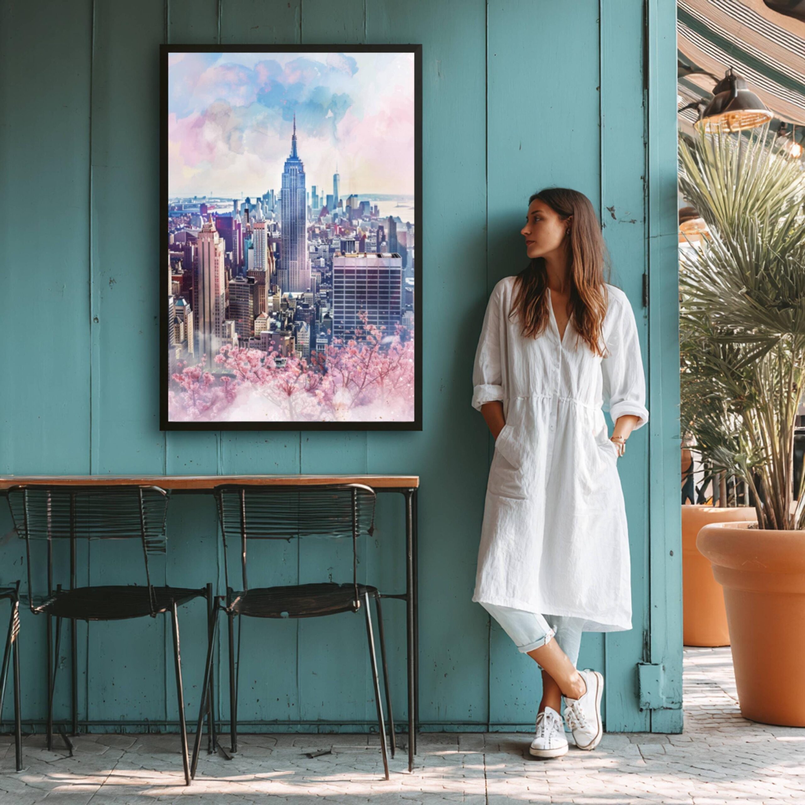 New York City Watercolor Art Print: USA Travel Poster - Image 6