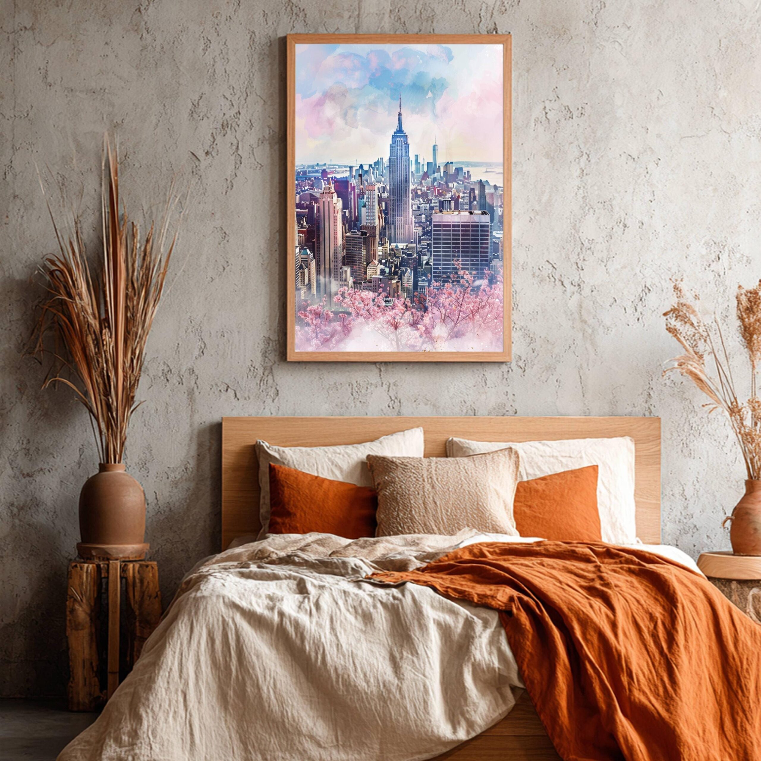 New York City Watercolor Art Print: USA Travel Poster - Image 7