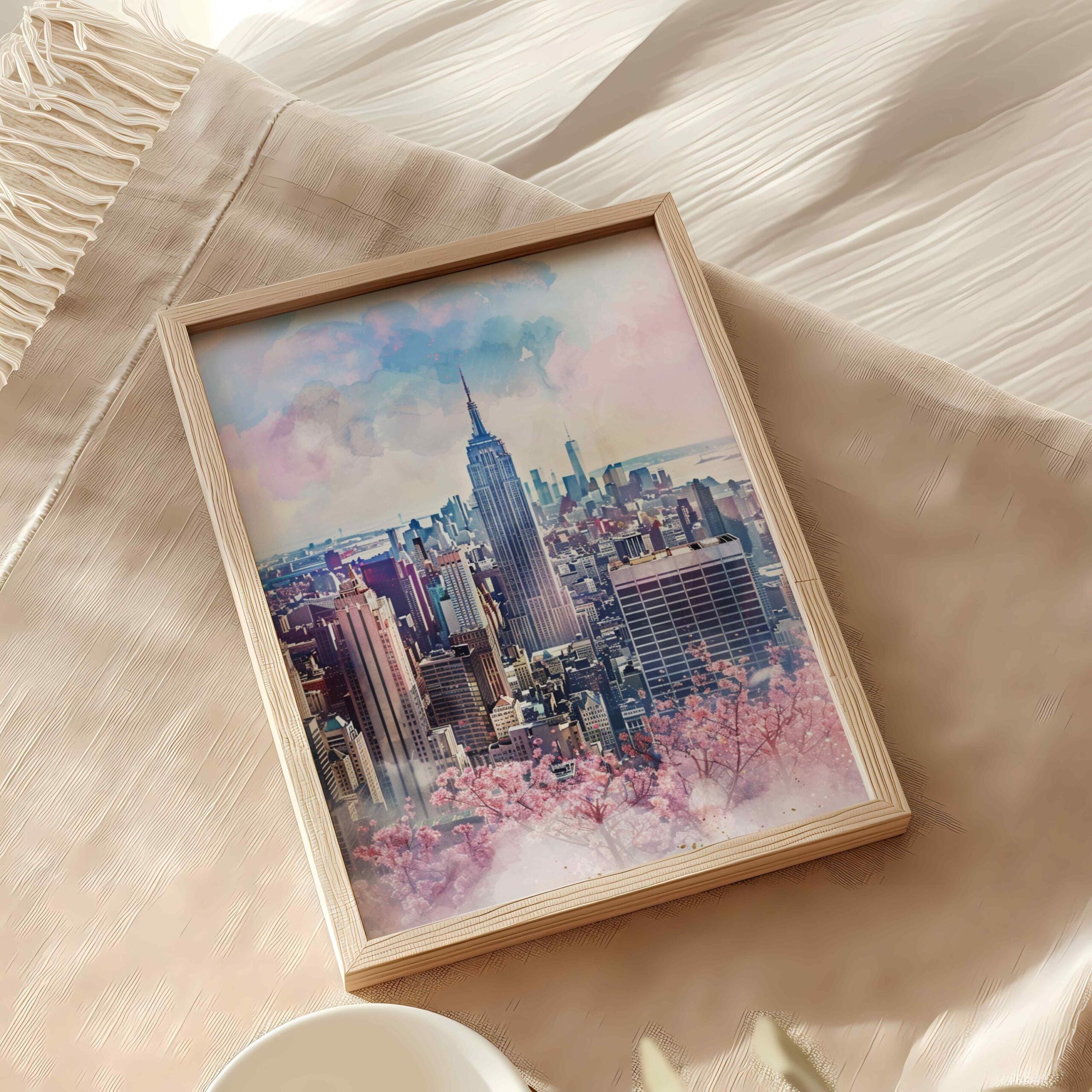 New York City Watercolor Art Print: USA Travel Poster - Image 10