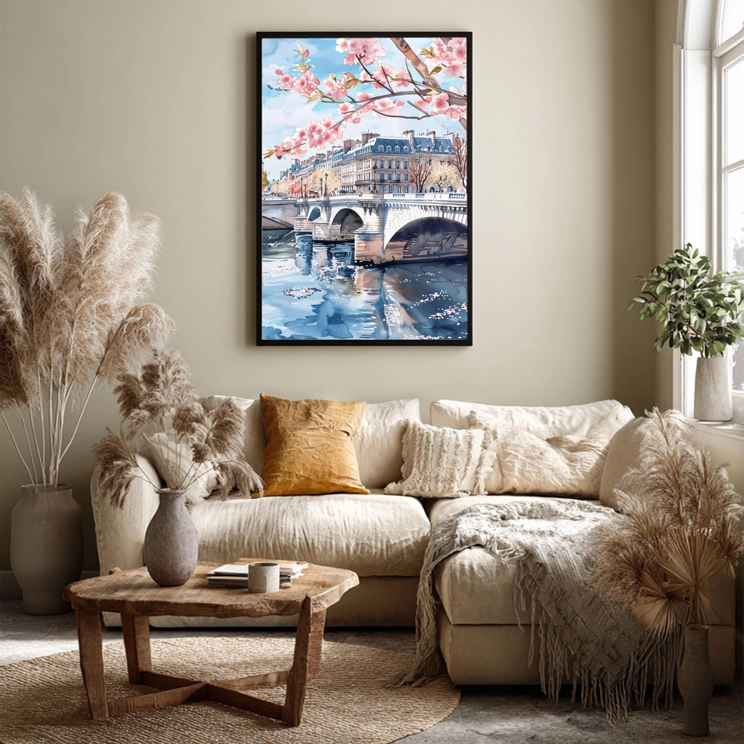 Pont Neuf Bridge Paris Watercolor: France Art Travel Poster - Image 7