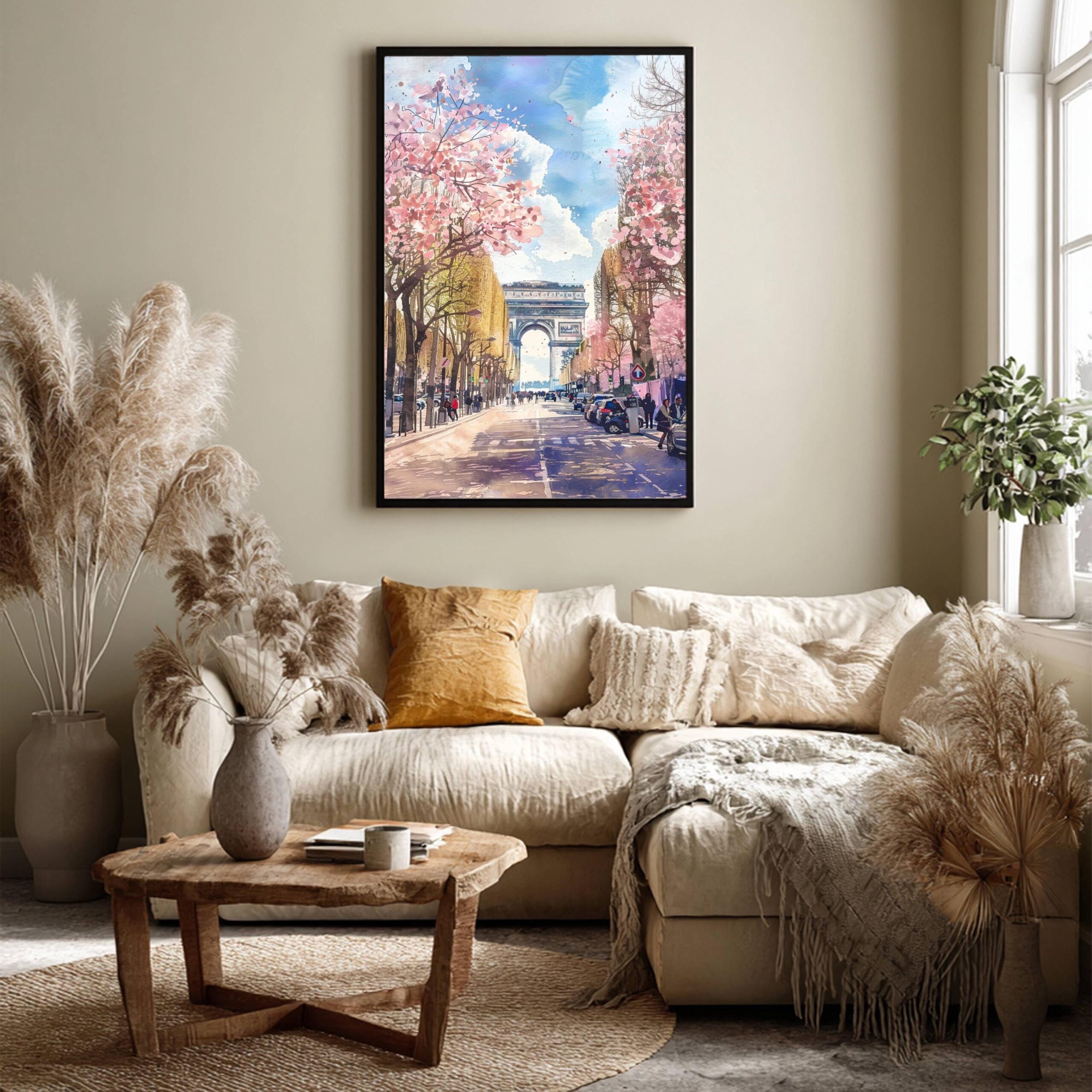 Champs-Elysees Paris Watercolor Print: France Art Travel Poster - Image 7