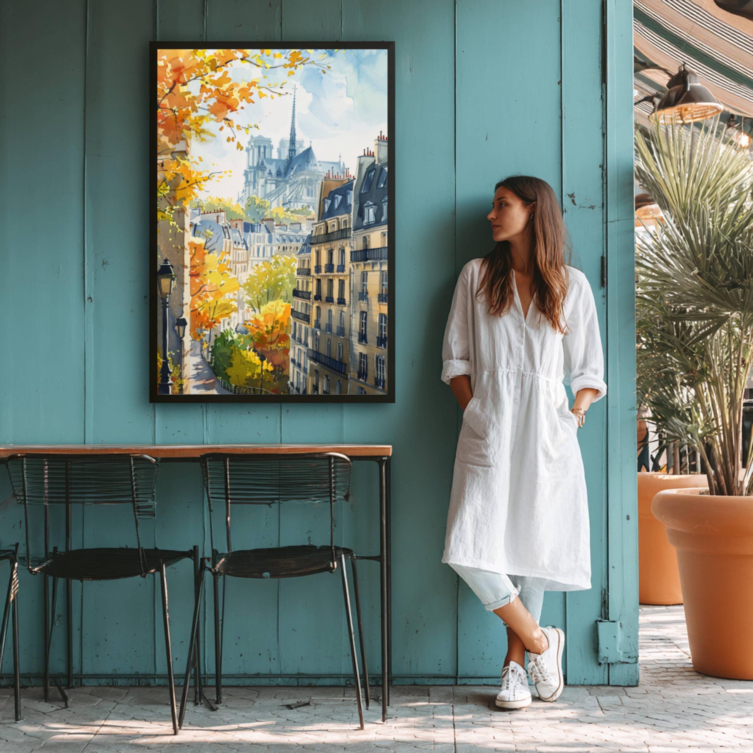 France Europe Watercolor Print: France Travel Art Poster - Image 5