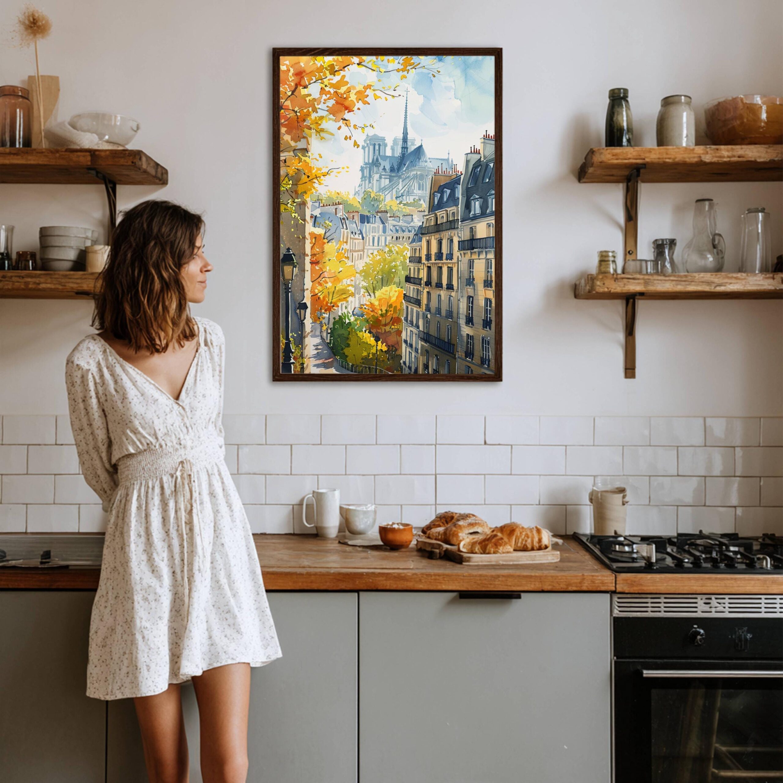 France Europe Watercolor Print: France Travel Art Poster - Image 4