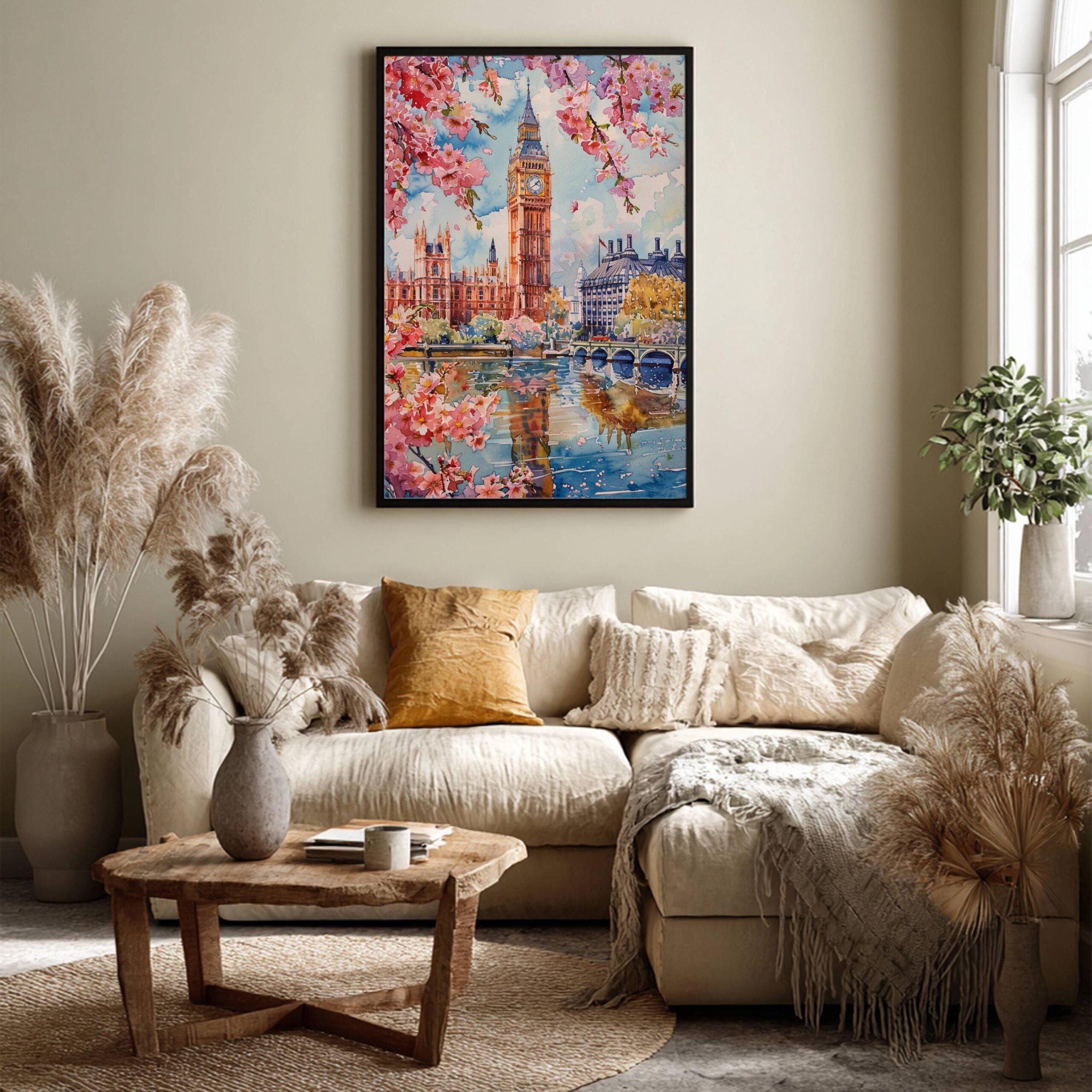 England United Kingdom Watercolor Print: Travel Art Poster - Image 7