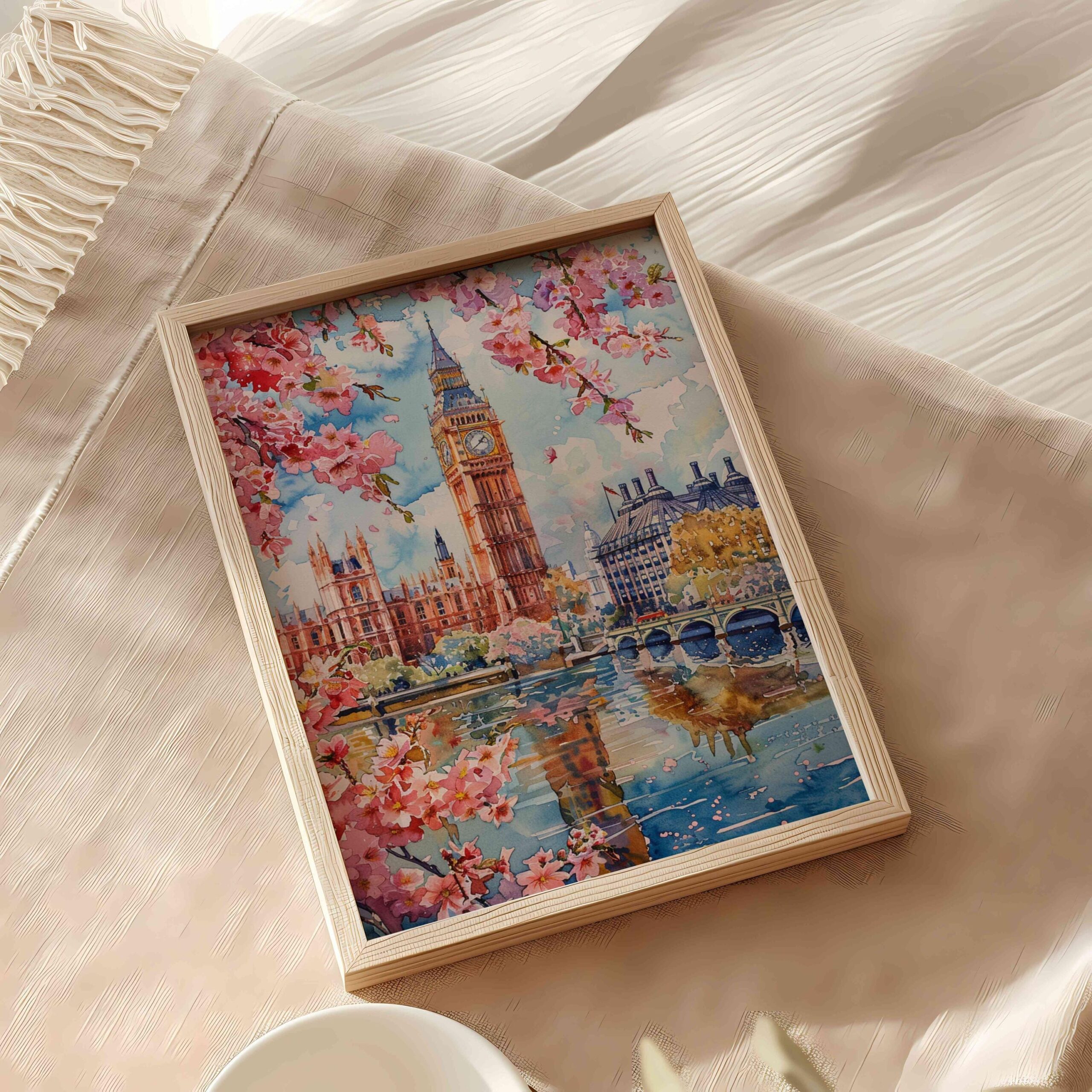 England United Kingdom Watercolor Print: Travel Art Poster - Image 9