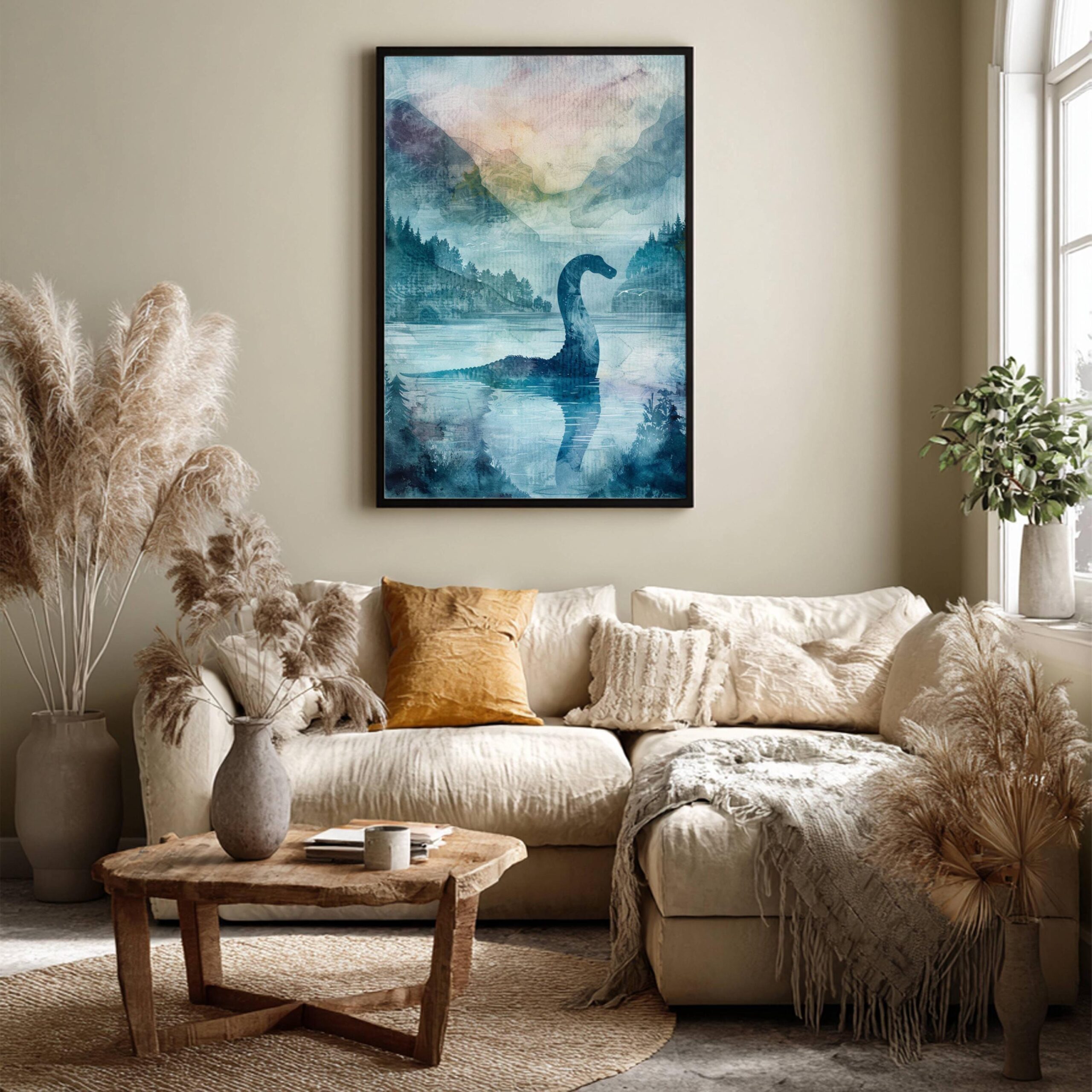 Loch Ness Watercolor: Scotland Travel Poster - Image 8
