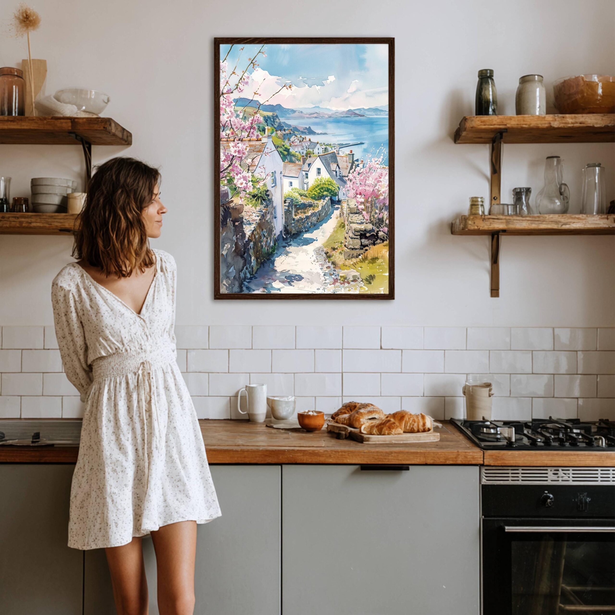 Wales United Kingdom Watercolor: Travel Art Poster - Image 4