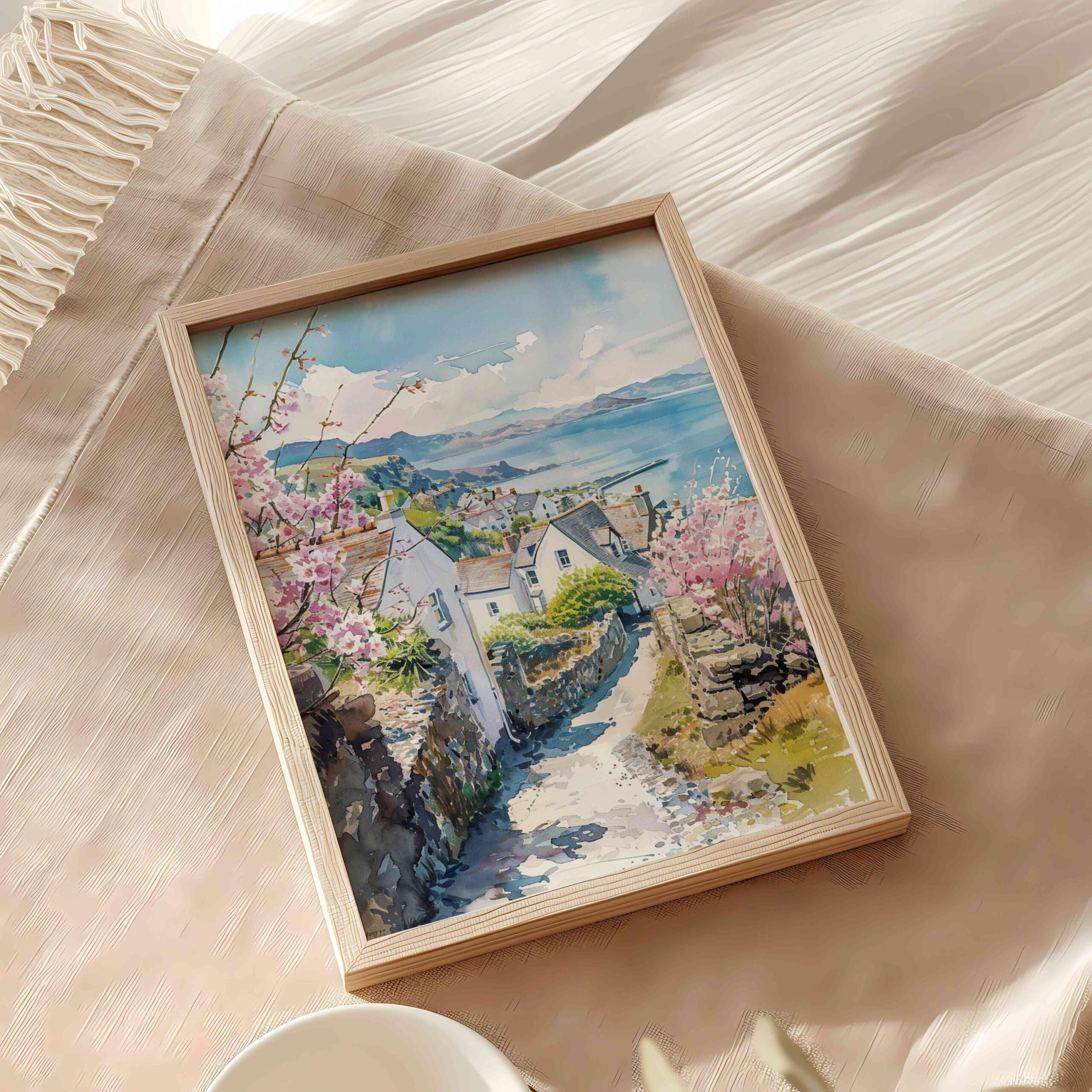 Wales United Kingdom Watercolor: Travel Art Poster - Image 9